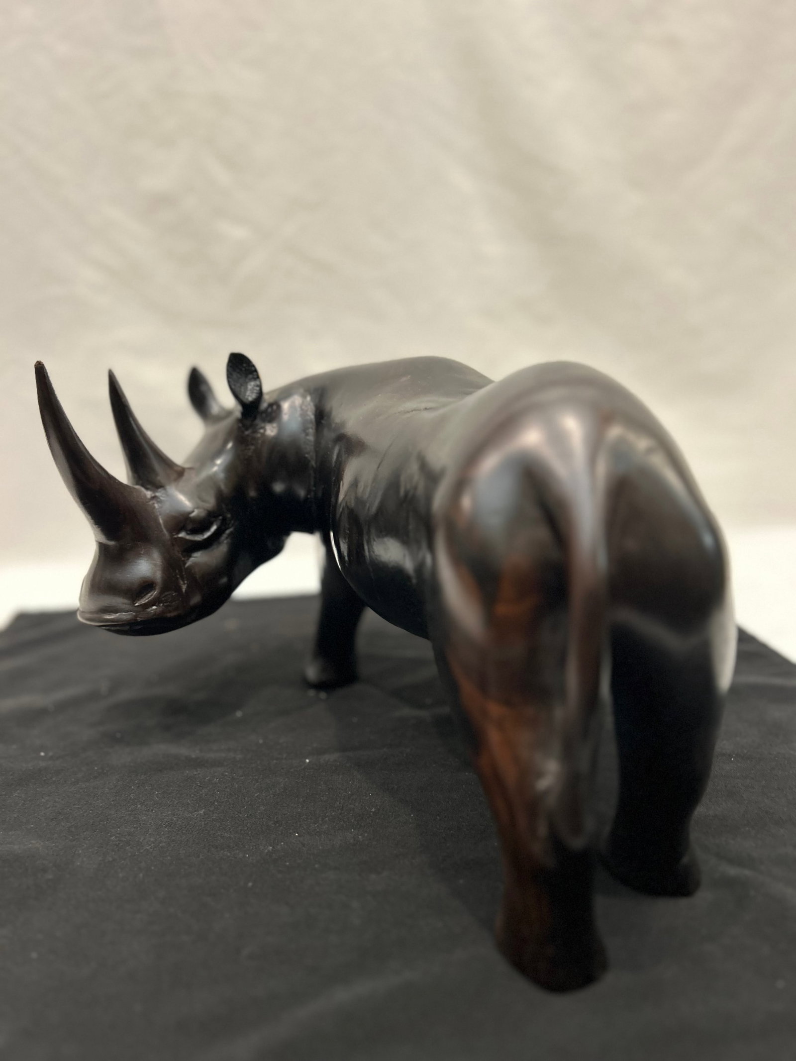 African Blackwood Rhinoceros Figure (Tanzania) - 7