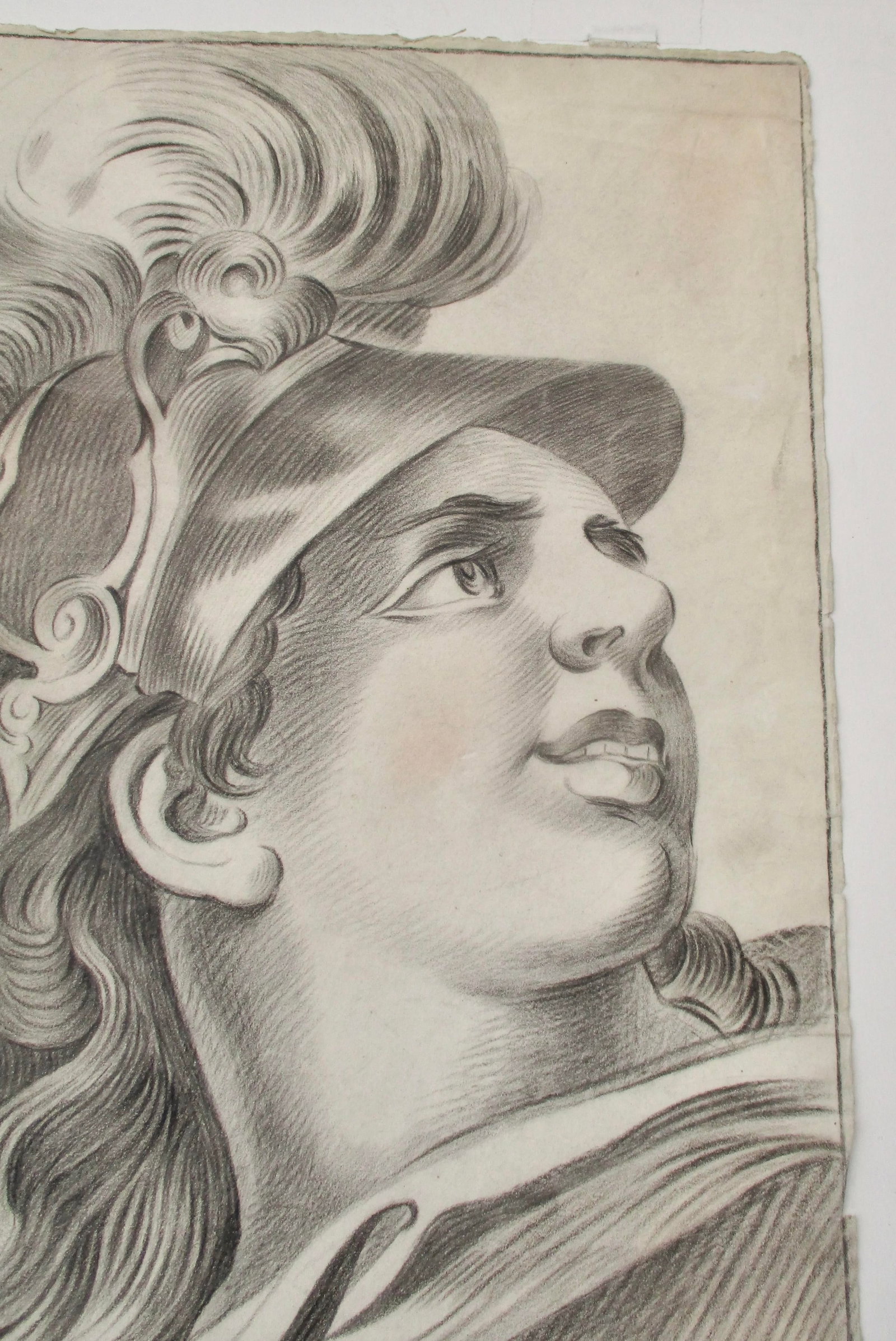 Modern Pencil Sketch of a Classical Head - 2