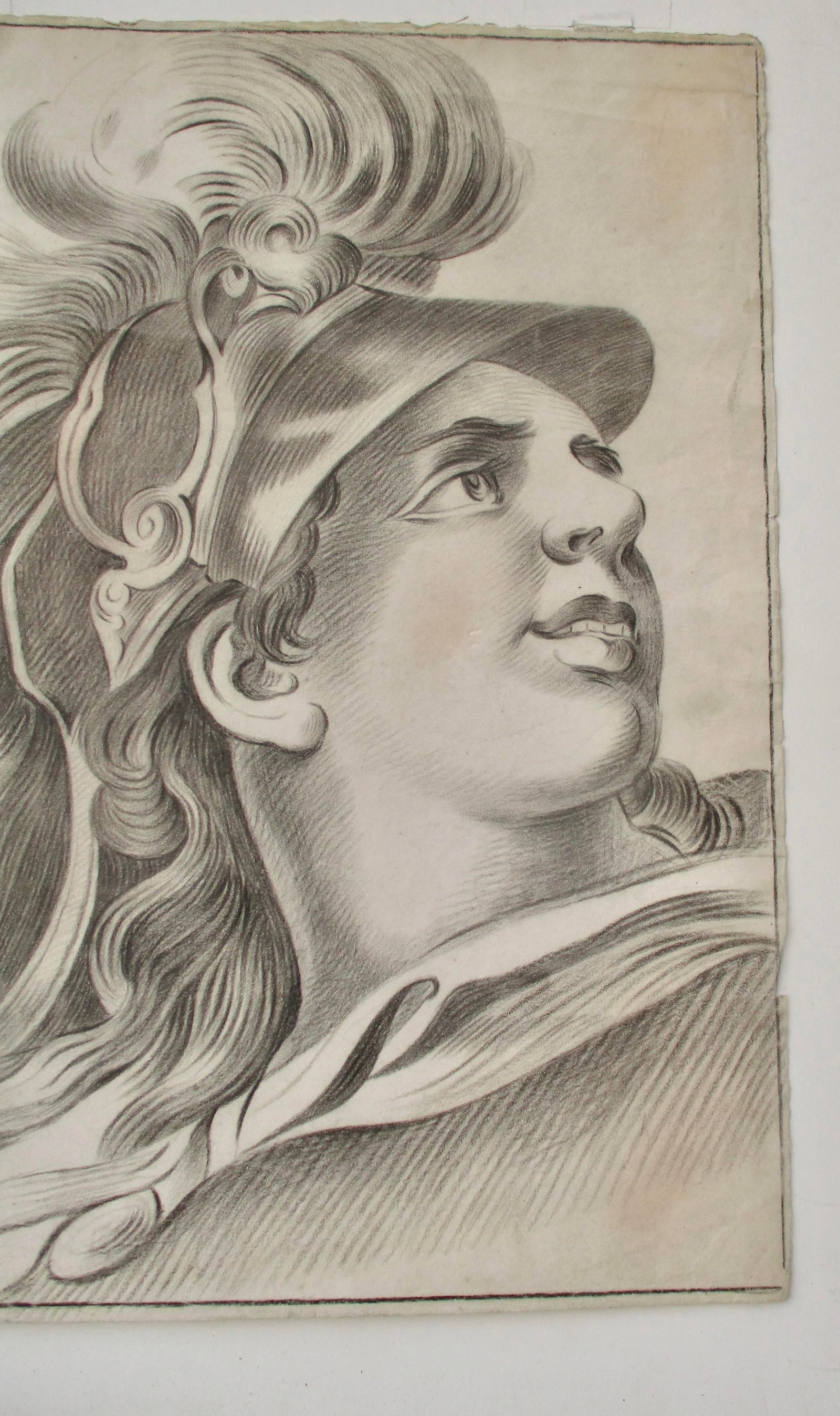 Modern Pencil Sketch of a Classical Head - 4