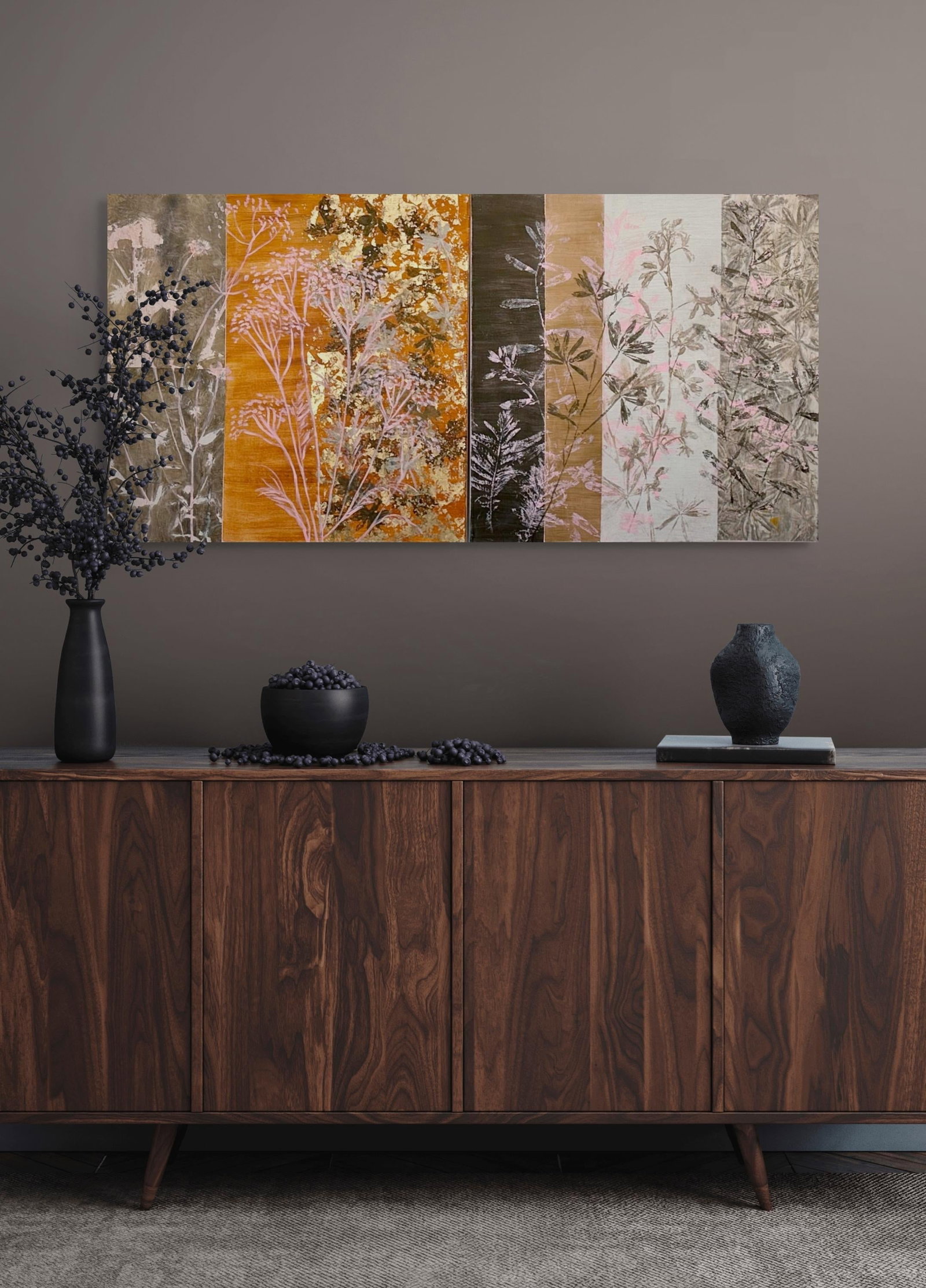 Tansy and Friends, Diptych - 2