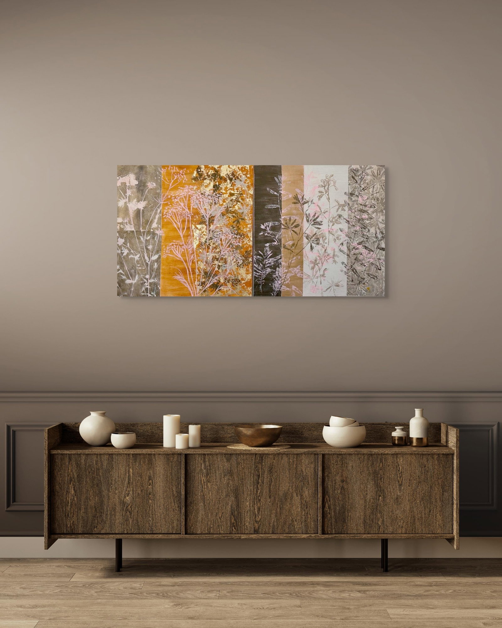 Tansy and Friends, Diptych - 3