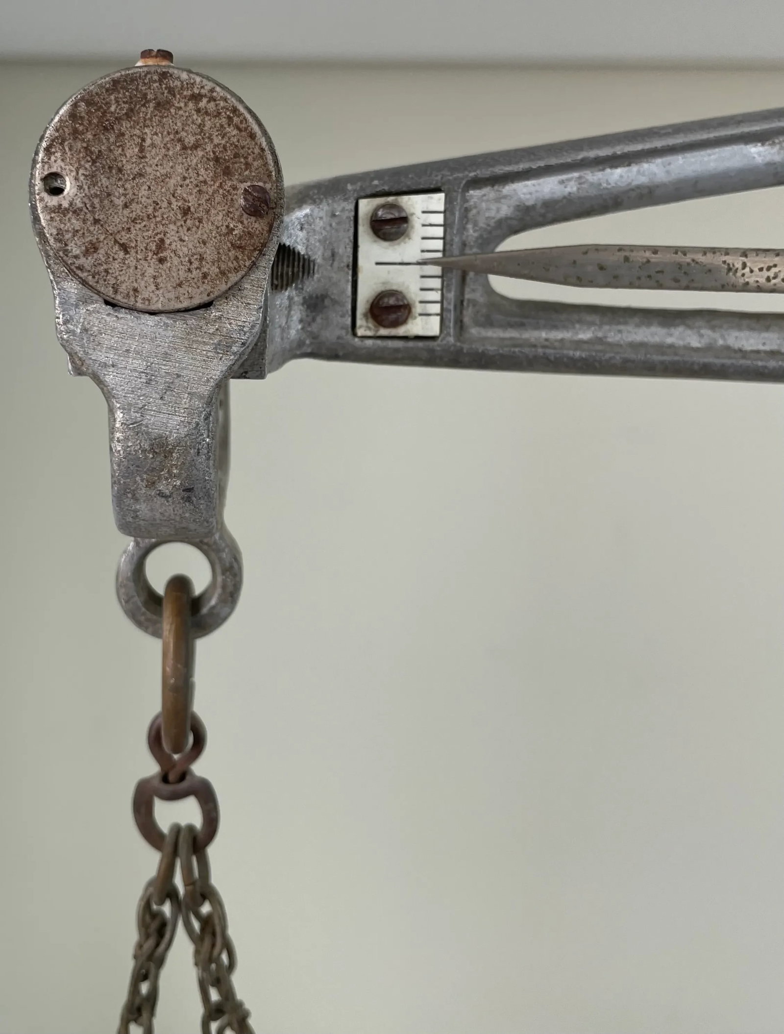 Vintage 1940s Metal Scale - 6