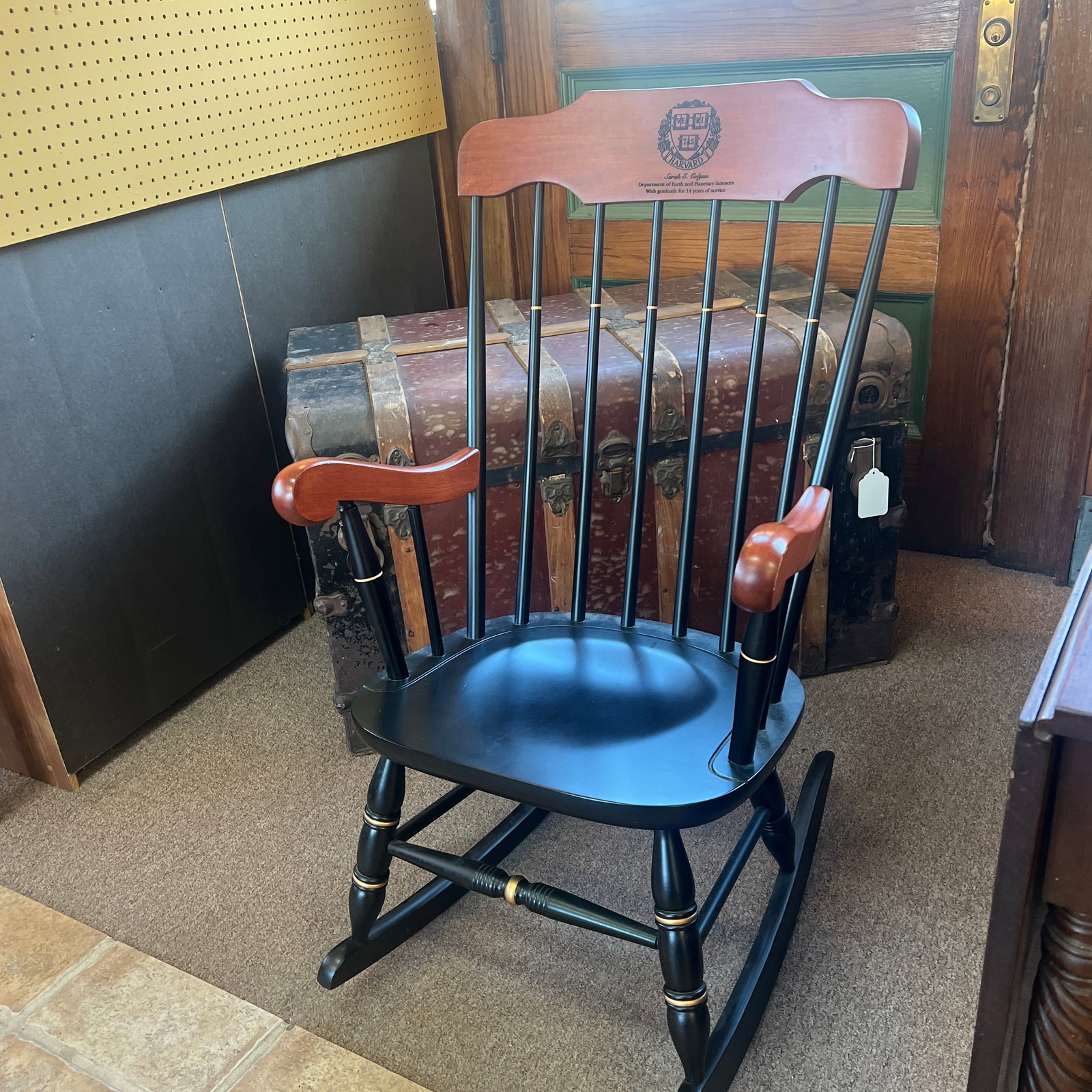 Harvard University Boston Rocker Black and Gold - 2