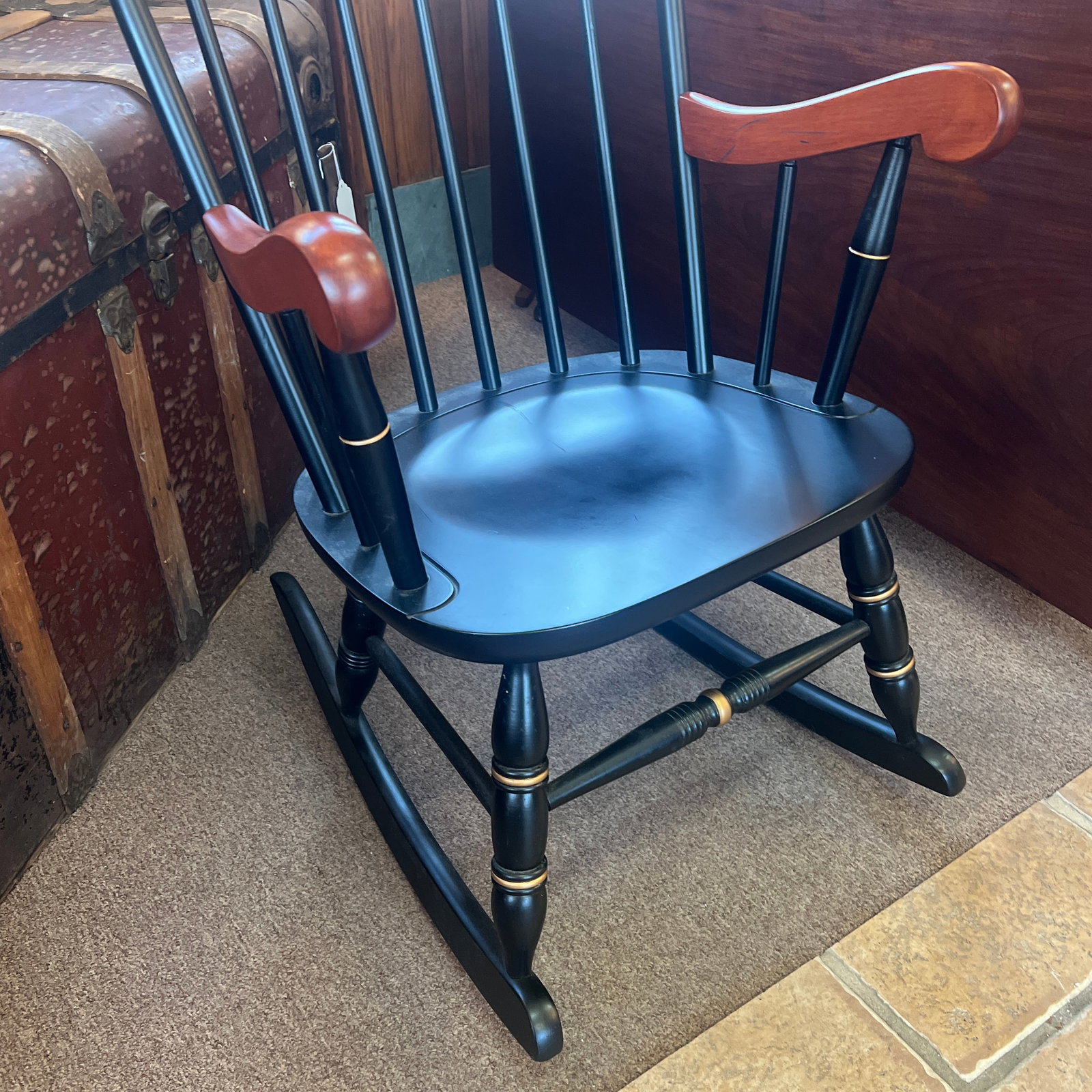 Harvard University Boston Rocker Black and Gold - 4