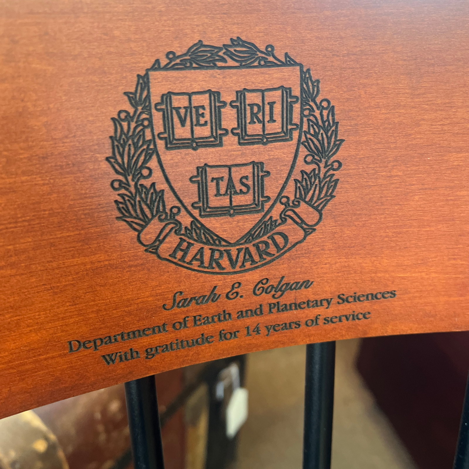 Harvard University Boston Rocker Black and Gold - 6