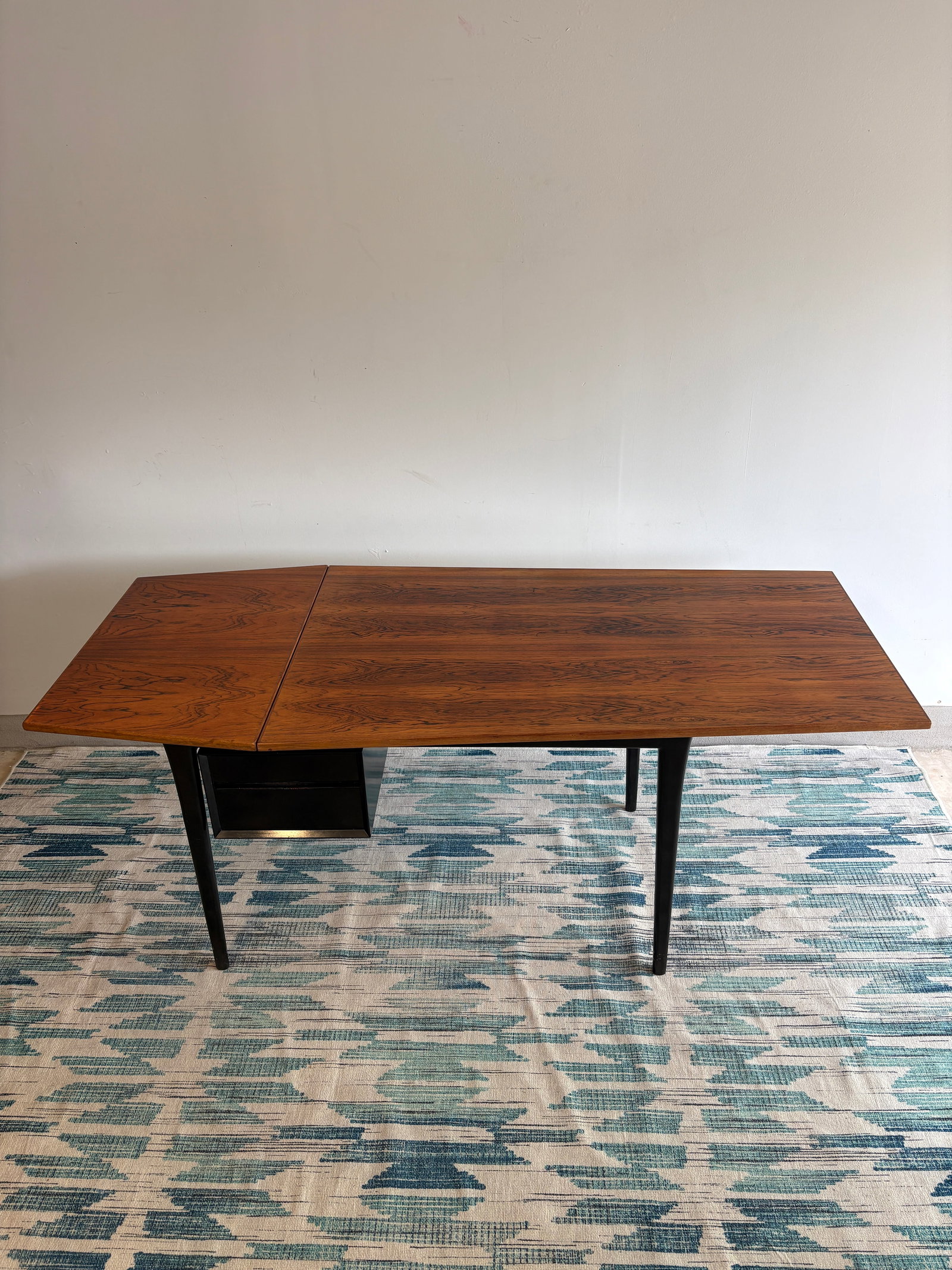 1960s Attributed Arne Vodder Danish Modern Rosewood "Coffin" Desk | Mid Century Modern | Made in - 13