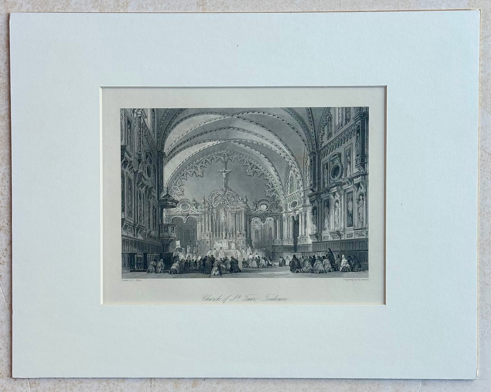 Church of St. Taur (Notre-Dame Du Taur) Toulouse, France, 1840 - 3