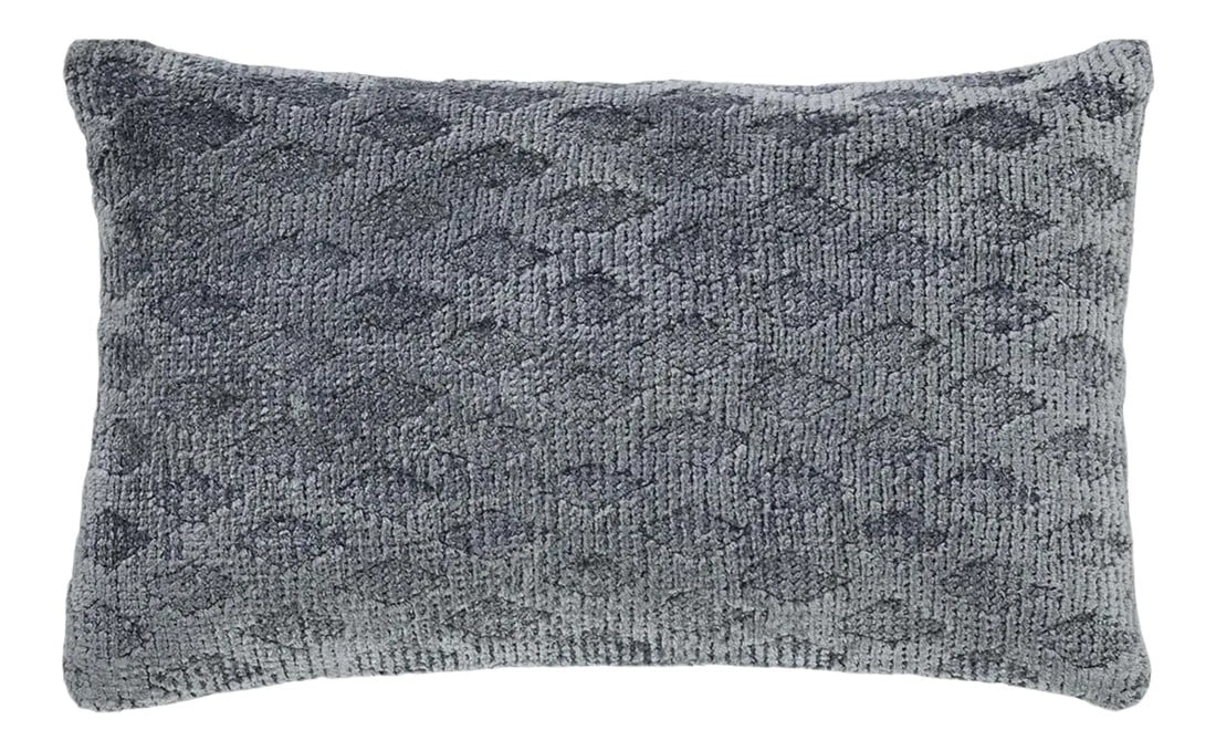 Modern Pewteer Gray Throw Pillow (1 of 4)