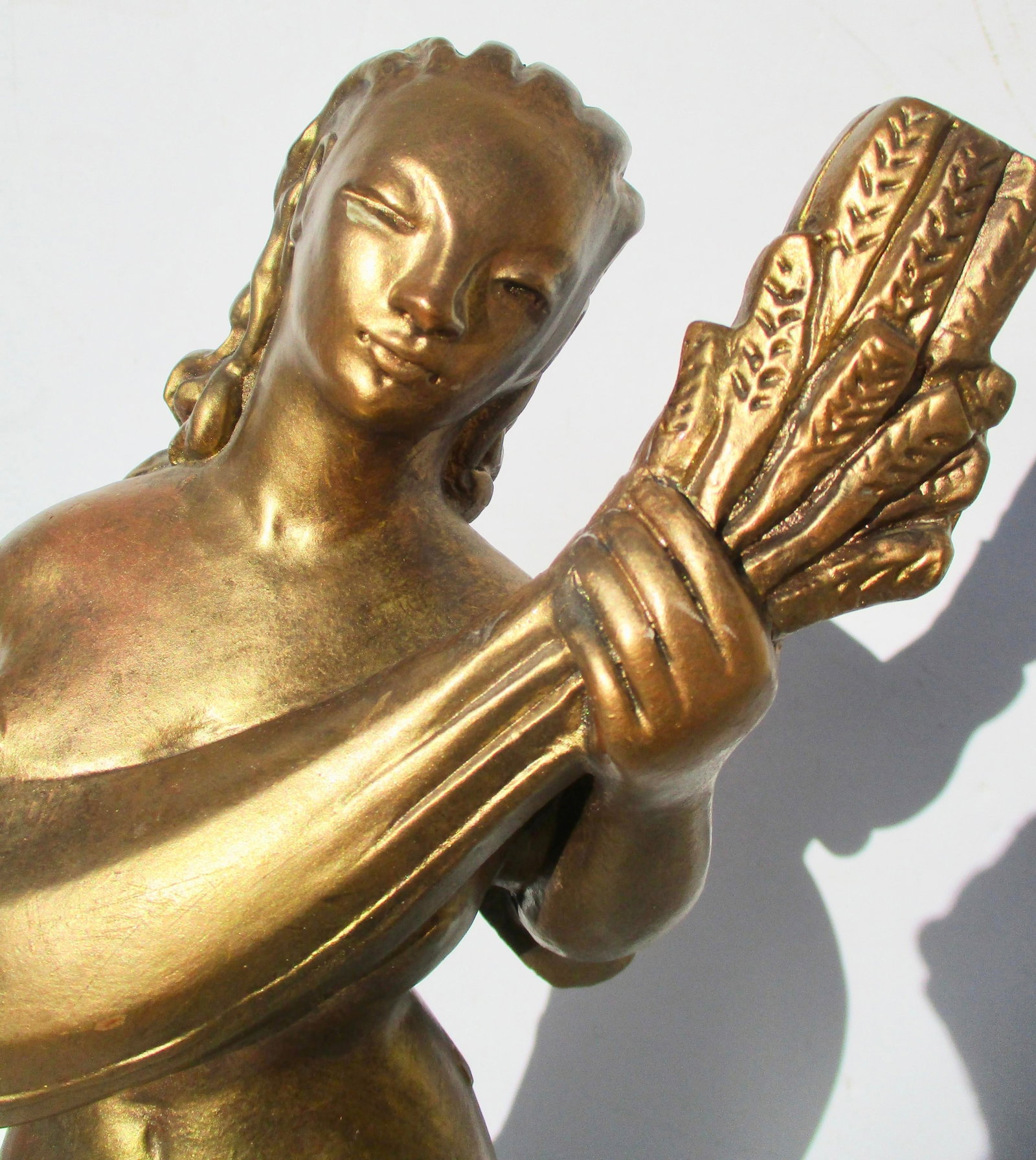 MCM Gilt-Copper Clad Harvest Figure - 11