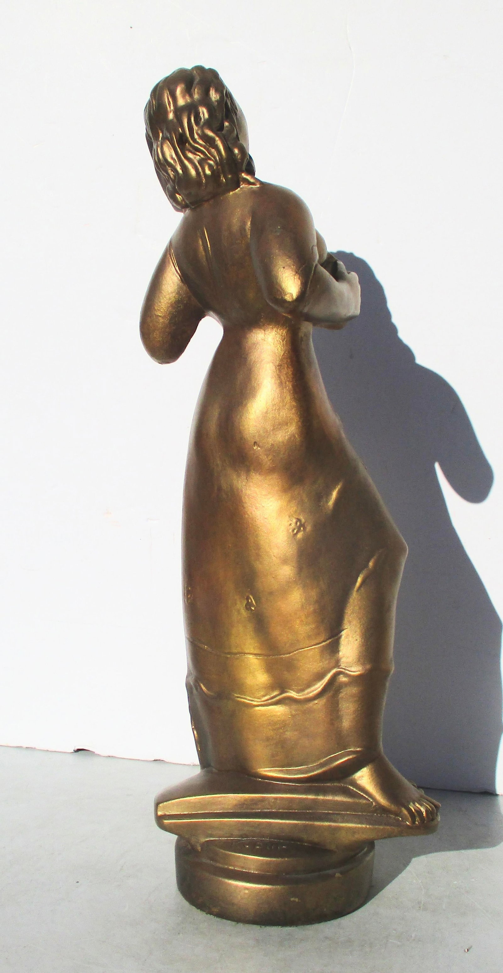 MCM Gilt-Copper Clad Harvest Figure - 2
