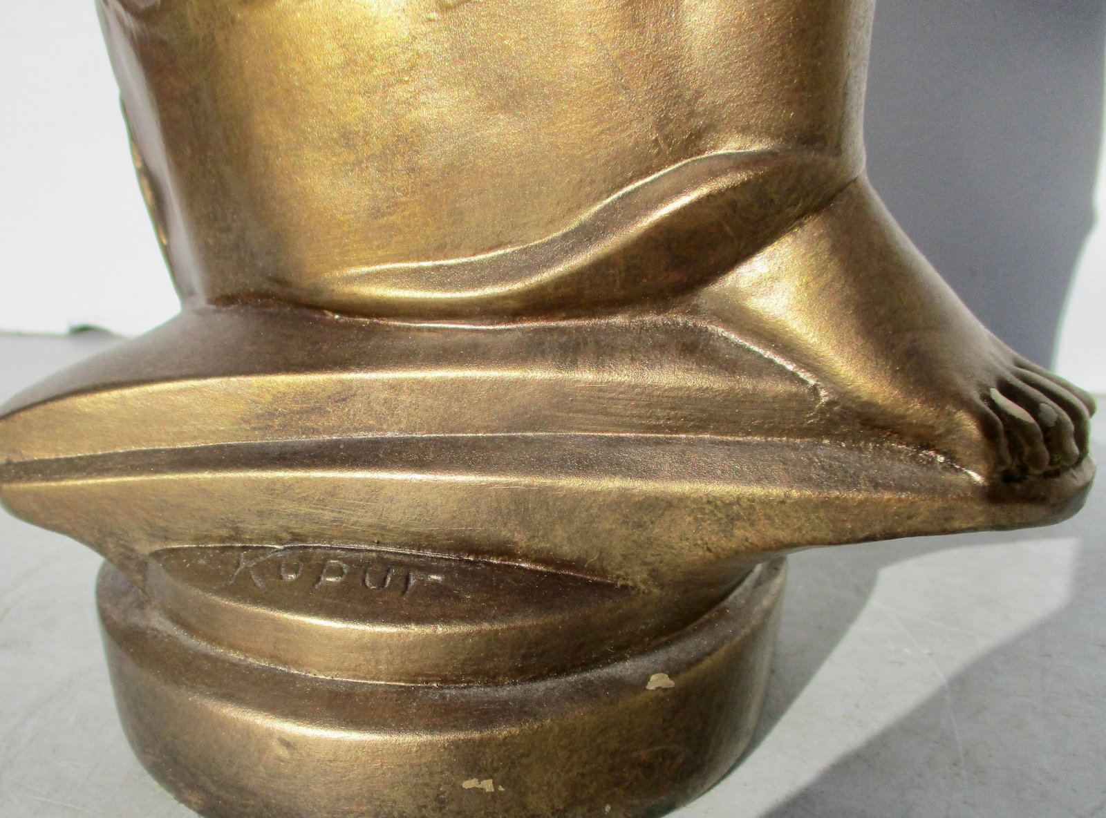 MCM Gilt-Copper Clad Harvest Figure - 4