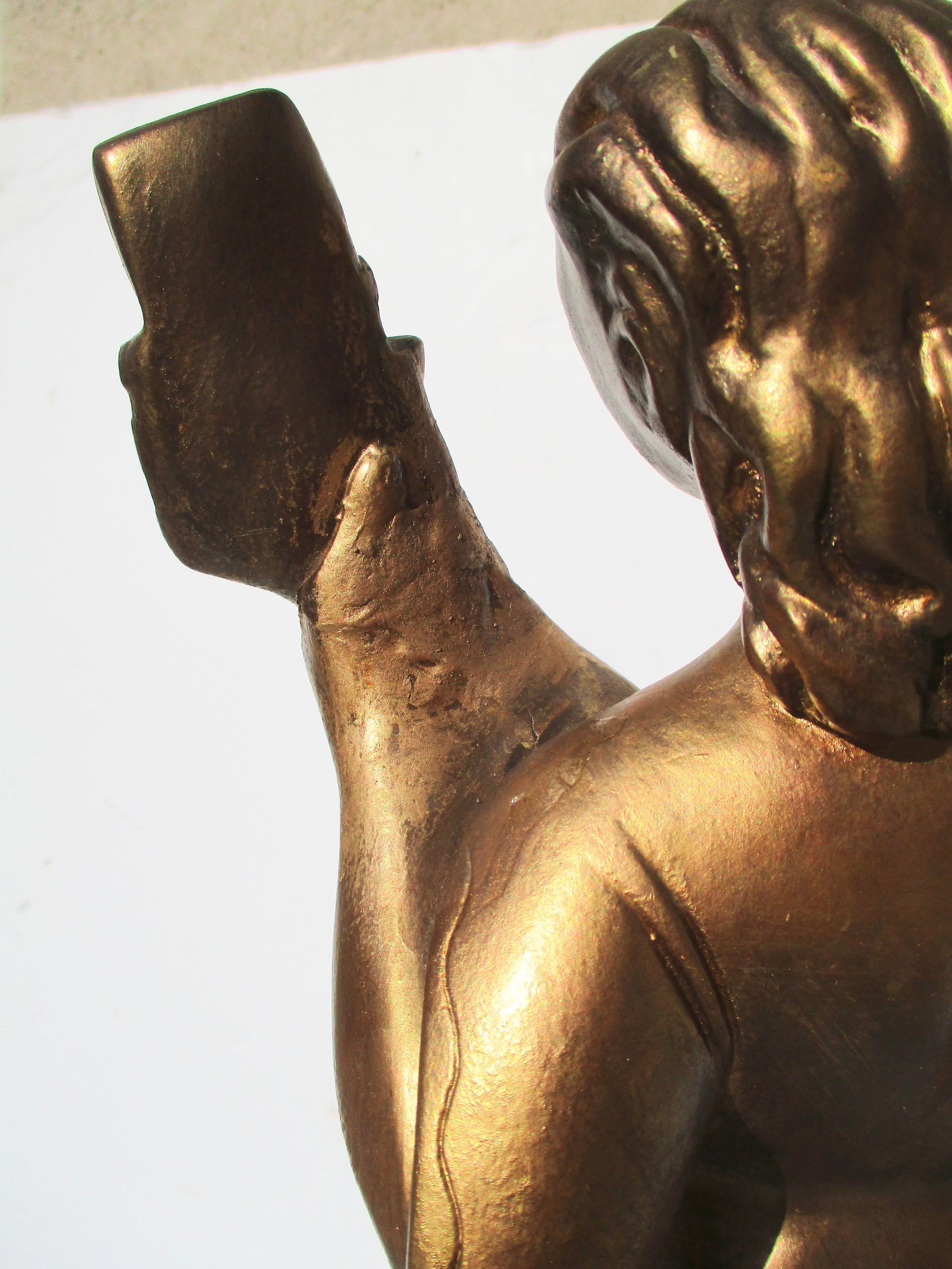 MCM Gilt-Copper Clad Harvest Figure - 5