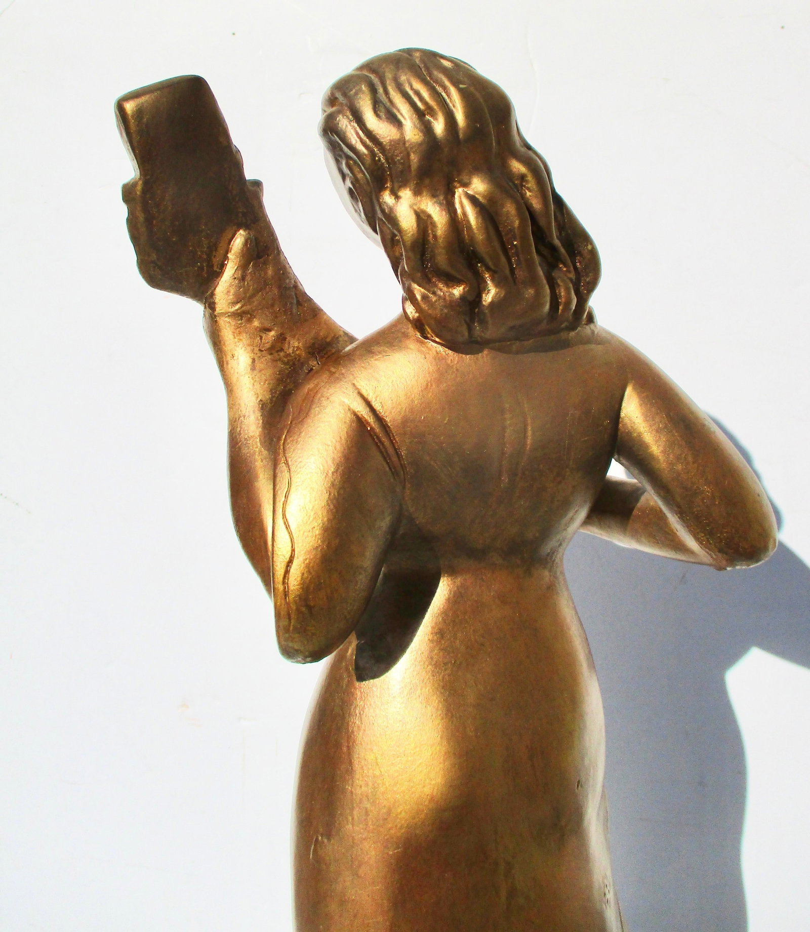 MCM Gilt-Copper Clad Harvest Figure - 6