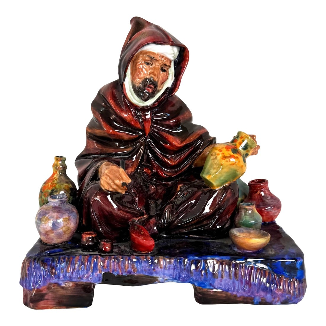 Antique Royal Doulton Figurine ~ "The Potter" ~ Hn 1493: For sale is a beautifully crafted Royal Doulton "The Potter" HN 1493 figurine, a classic piece showcasing the artistry and detail that collectors love. This hand-painted figure depicts a potter