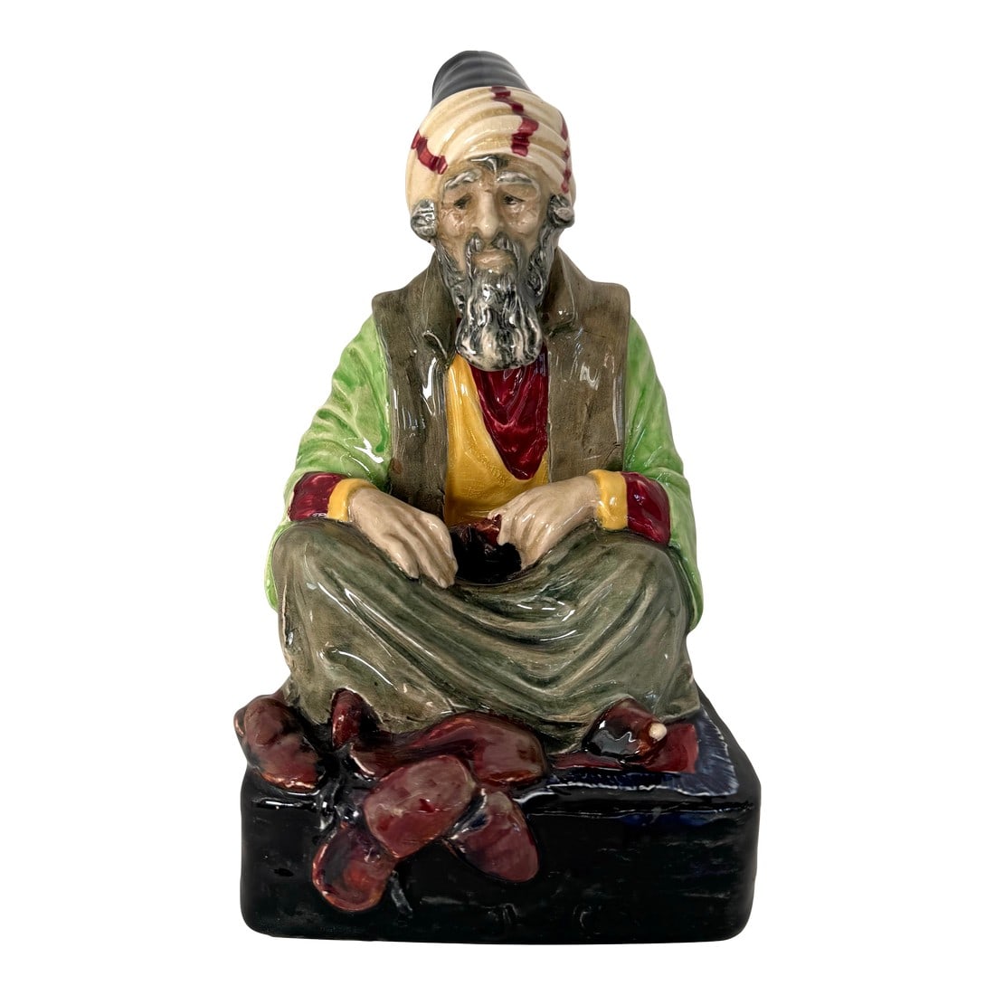 Antique Royal Doulton Figurine ~ "The Cobbler" ~ Hn 1283: This listing features the VERY RARE Royal Doulton "The Cobbler" Figurine (HN 1283), a stunning piece of craftsmanship that beautifully captures the art of shoemaking. With its striking green and grey 