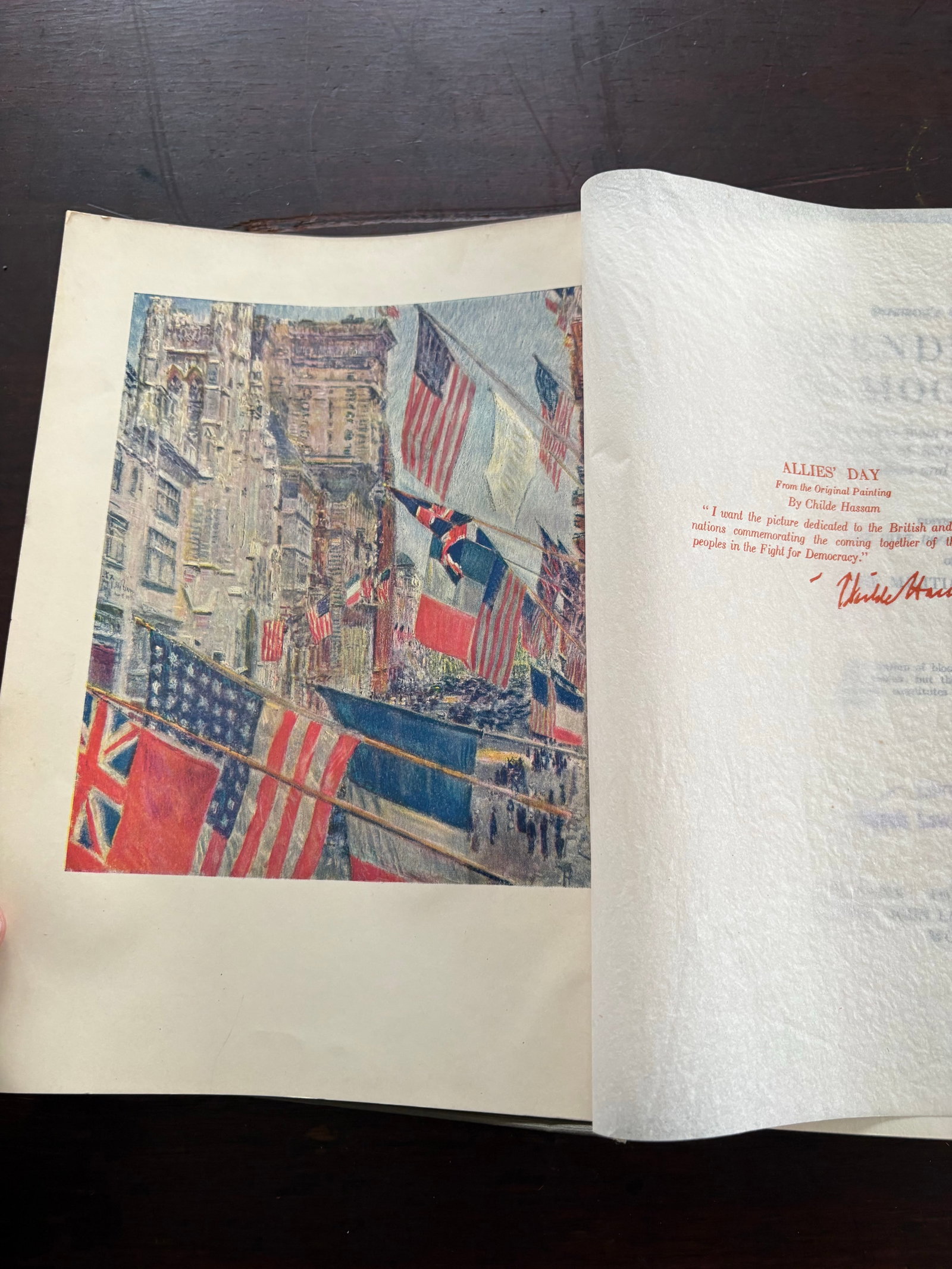 1917 Collectible Hardcover Book Titled Defenders of Democracy - 3