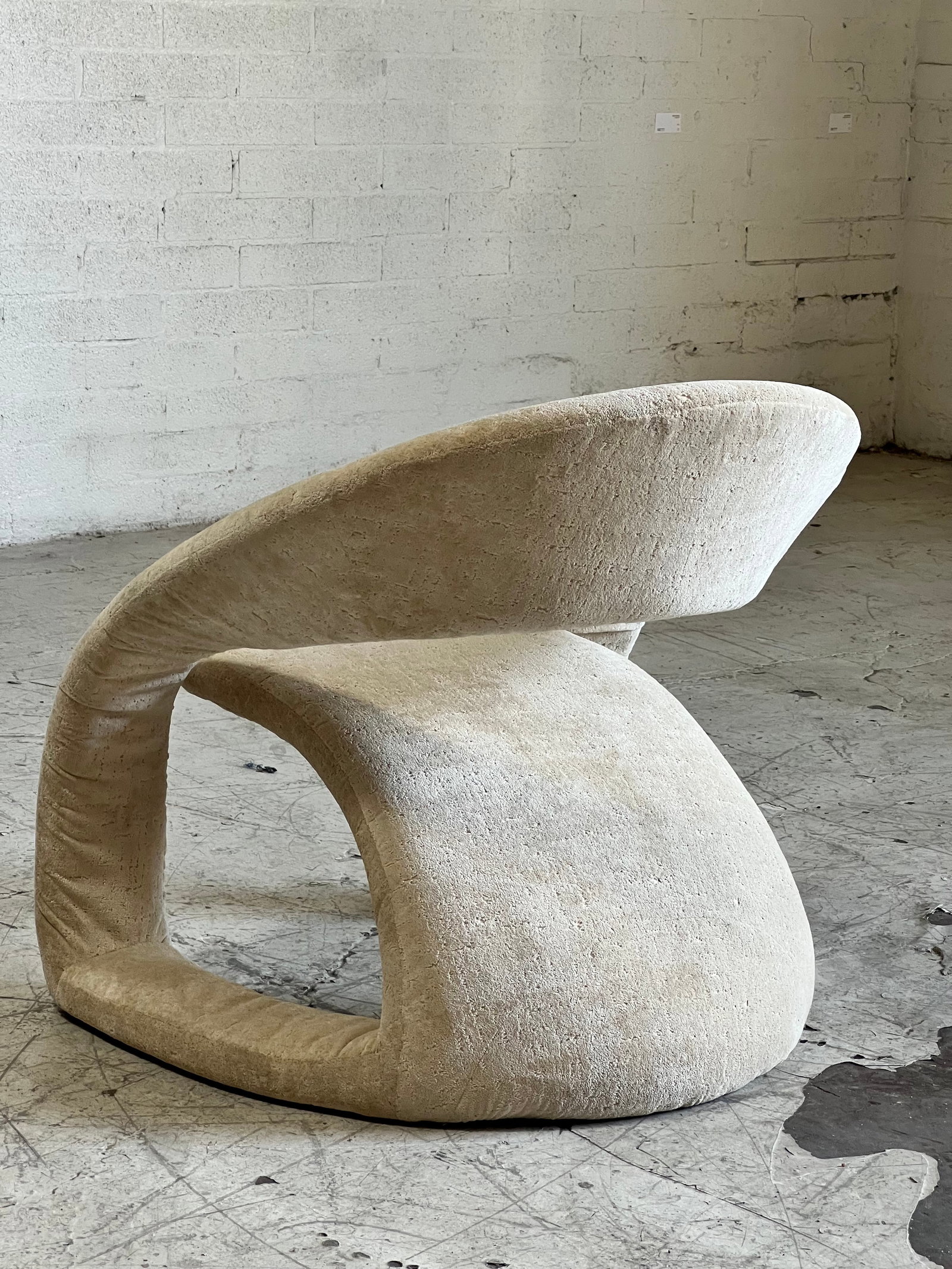 Vintage Post Modern Upholstered Lounge Chair - 3
