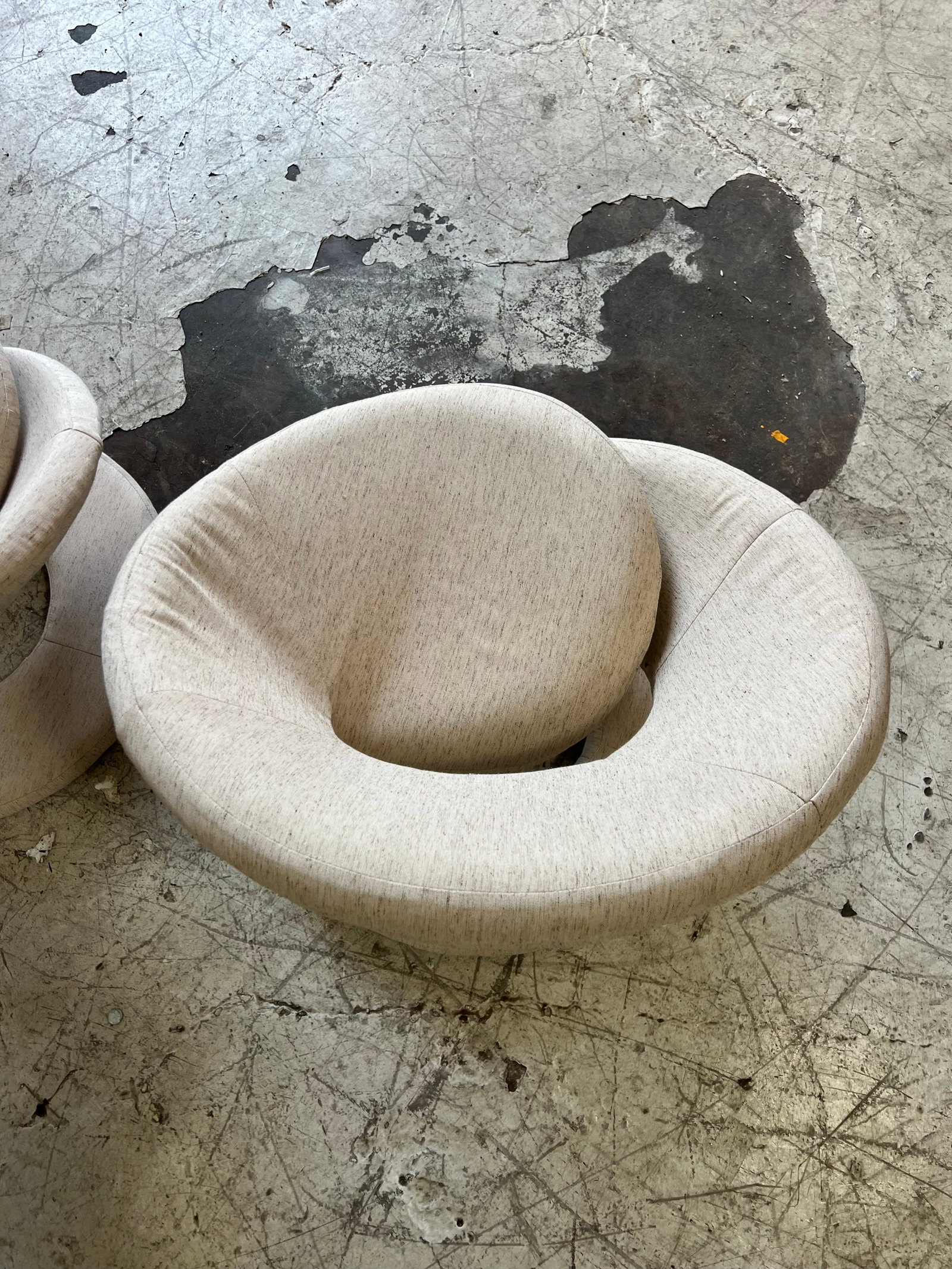 Vintage Postmodern Newly Upholstered Spiral Lounge Chairs - A Pair - 6