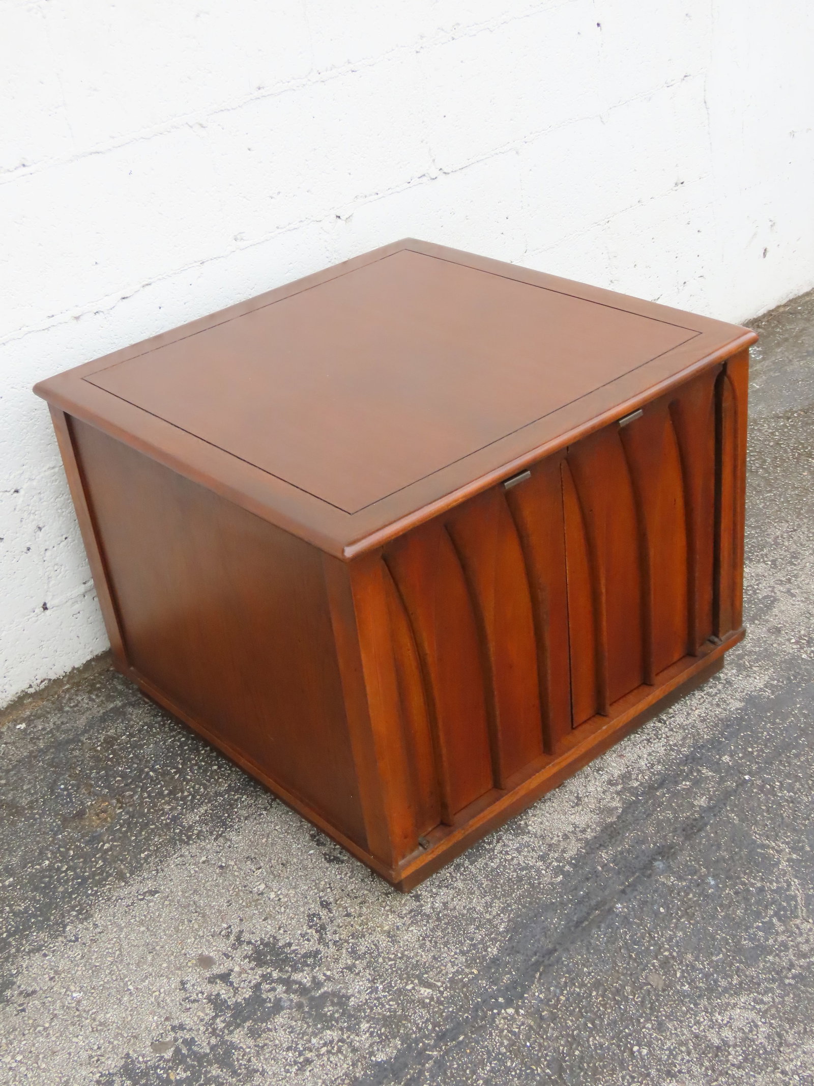 Sears Pacesetter Mid Century Modern Nightstand Side End Lamp Table Commode 6314 - 11