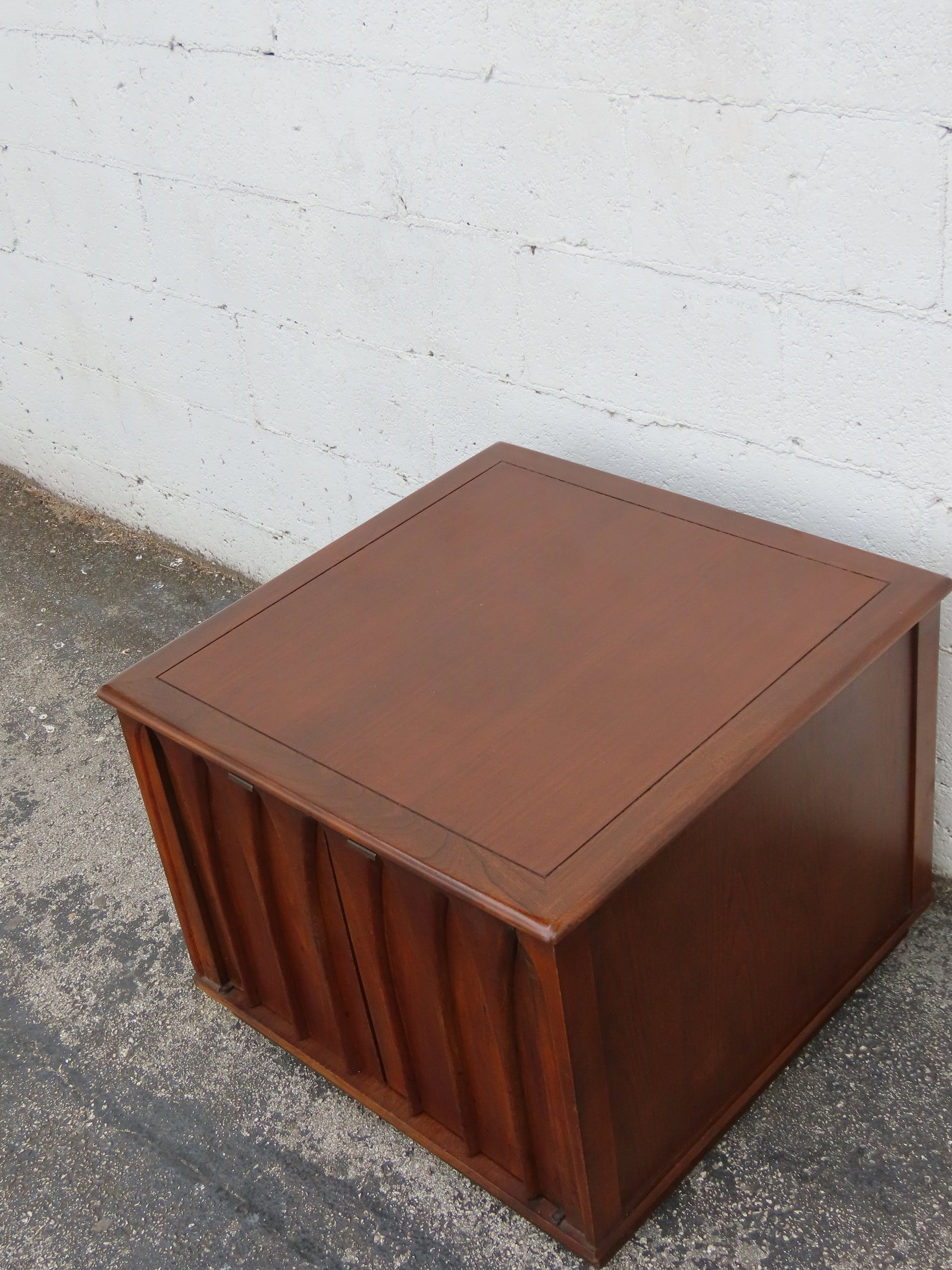 Sears Pacesetter Mid Century Modern Nightstand Side End Lamp Table Commode 6314 - 12
