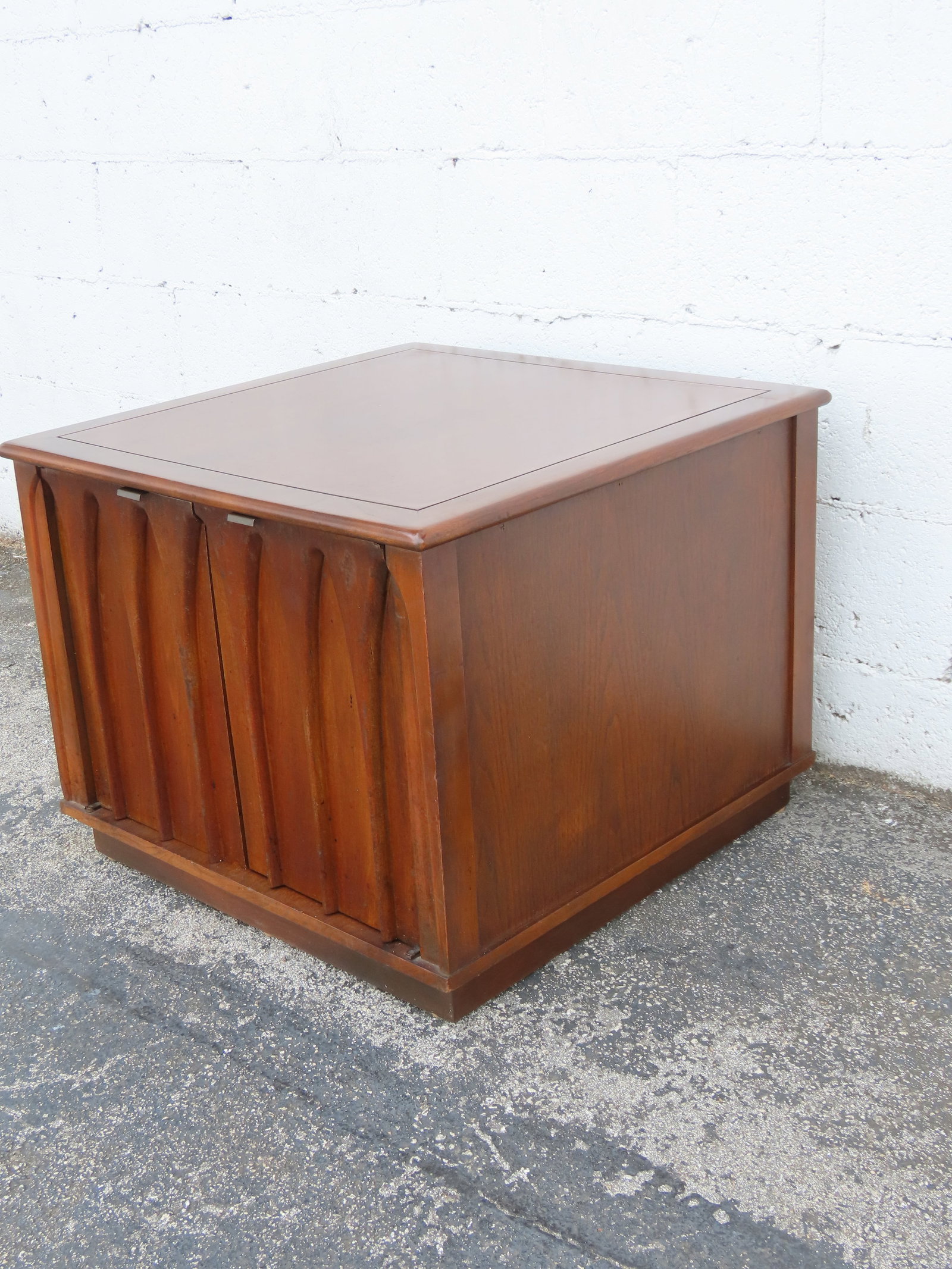 Sears Pacesetter Mid Century Modern Nightstand Side End Lamp Table Commode 6314 - 3