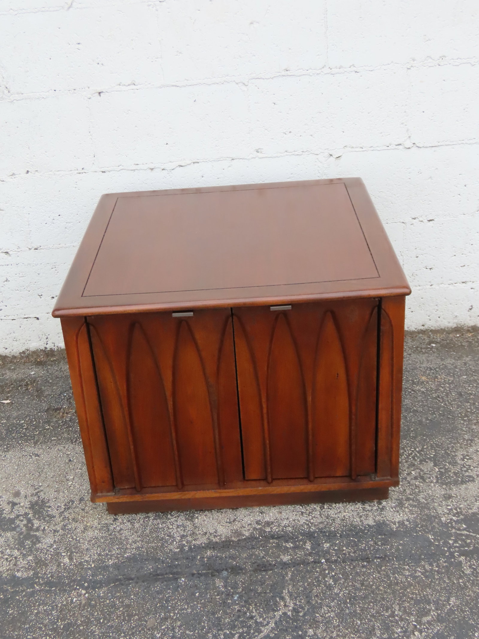 Sears Pacesetter Mid Century Modern Nightstand Side End Lamp Table Commode 6314 - 4