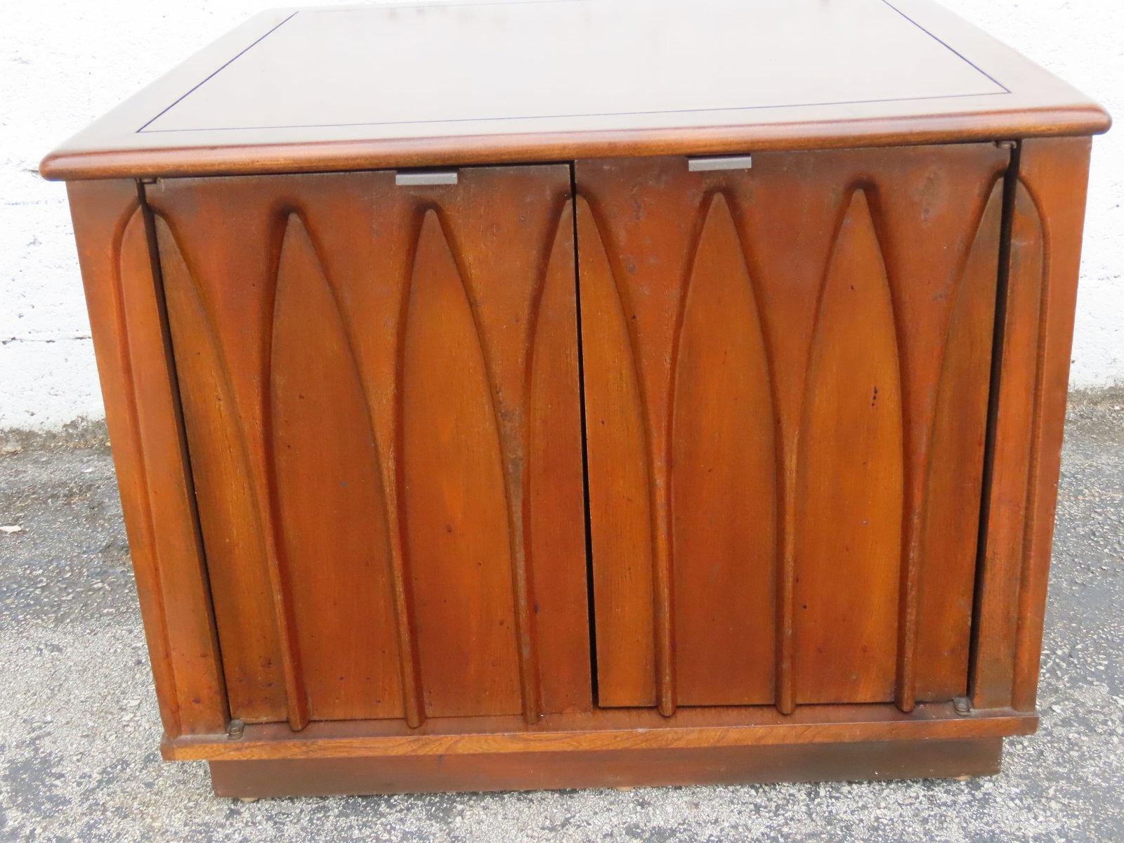 Sears Pacesetter Mid Century Modern Nightstand Side End Lamp Table Commode 6314 - 7