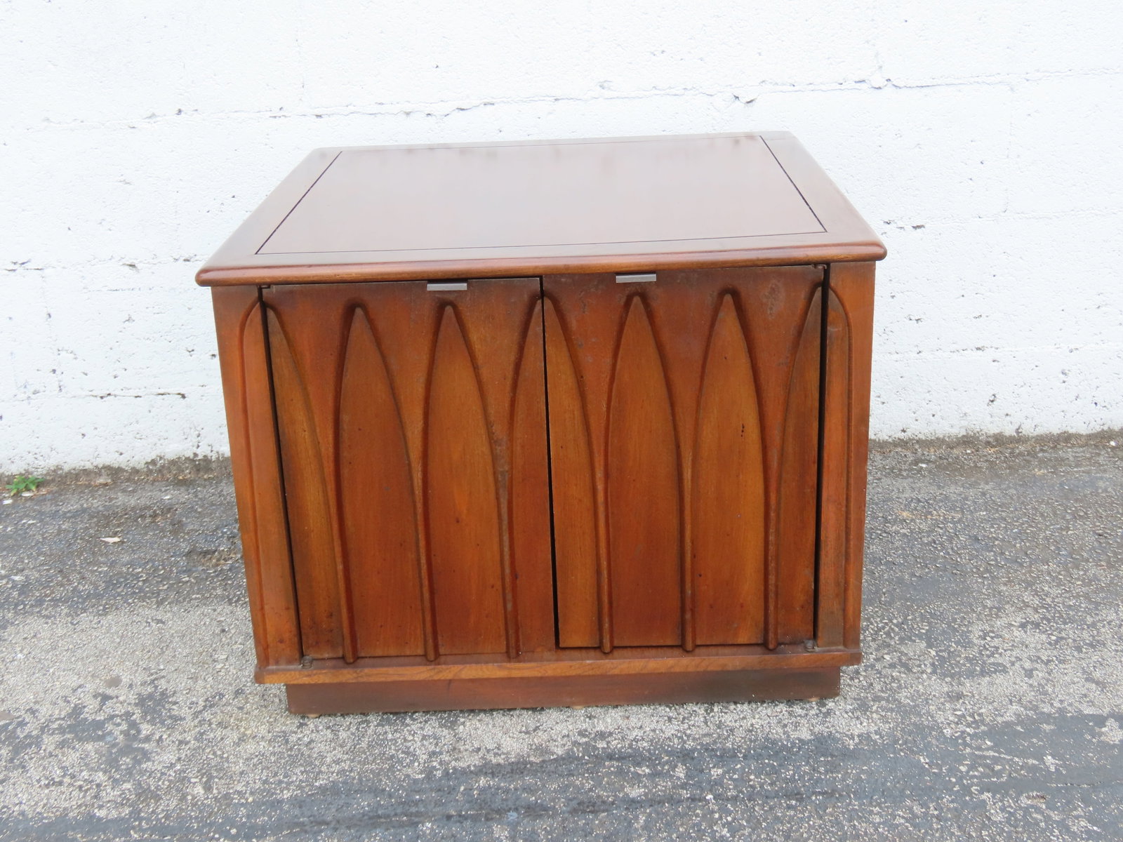 Sears Pacesetter Mid Century Modern Nightstand Side End Lamp Table Commode 6314 - 8