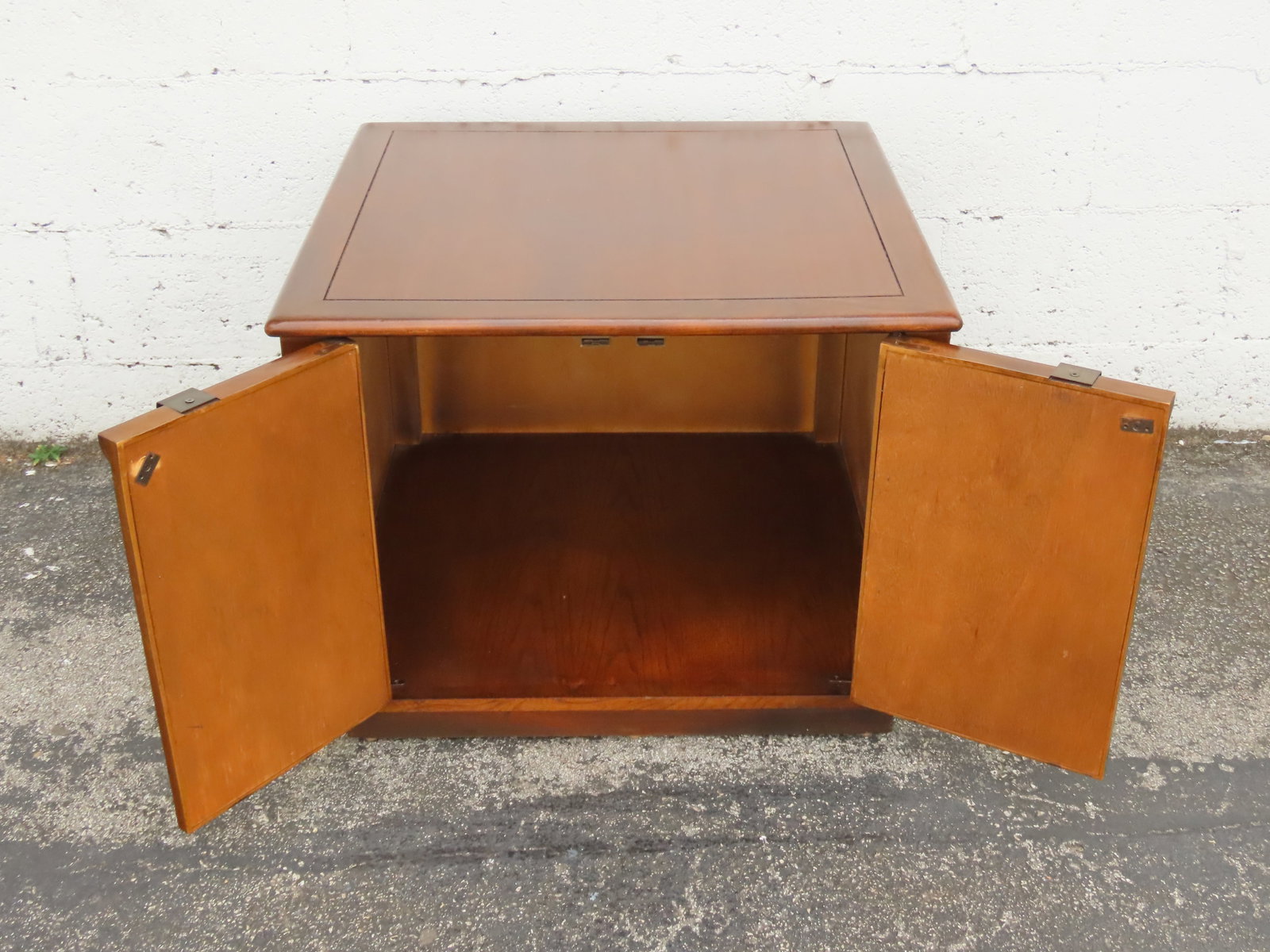 Sears Pacesetter Mid Century Modern Nightstand Side End Lamp Table Commode 6314 - 9
