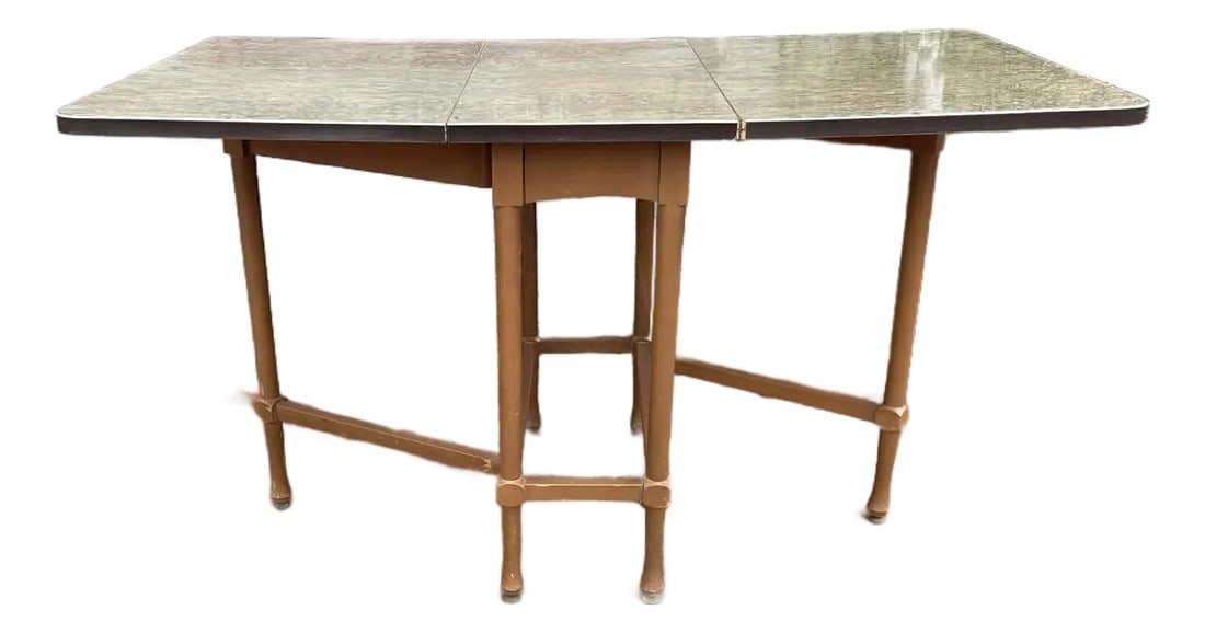 English Gateleg Formica Dining Table (1 of 9)