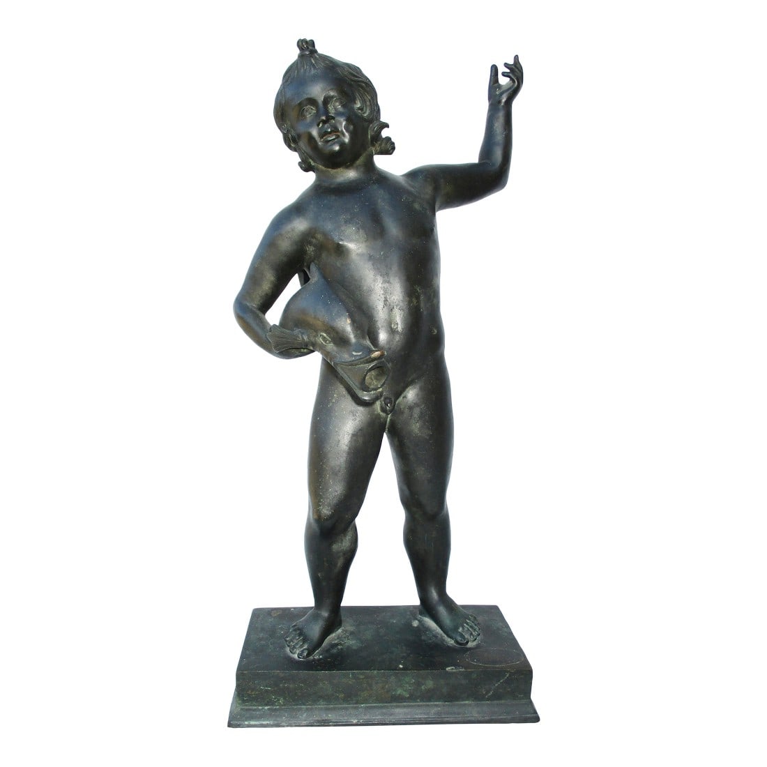 Grand Tour Bronze Puti With Dolphin Fountain (1 of 12)