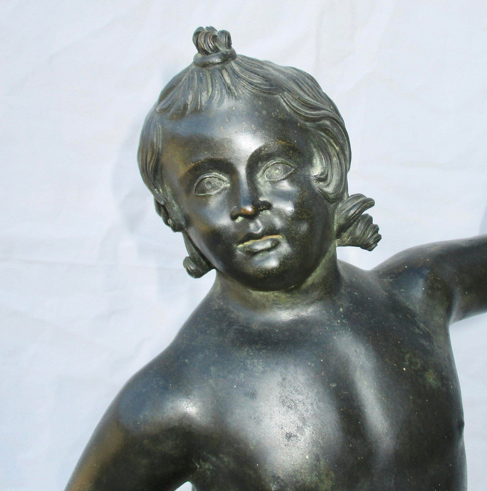 Grand Tour Bronze Puti With Dolphin Fountain - 4