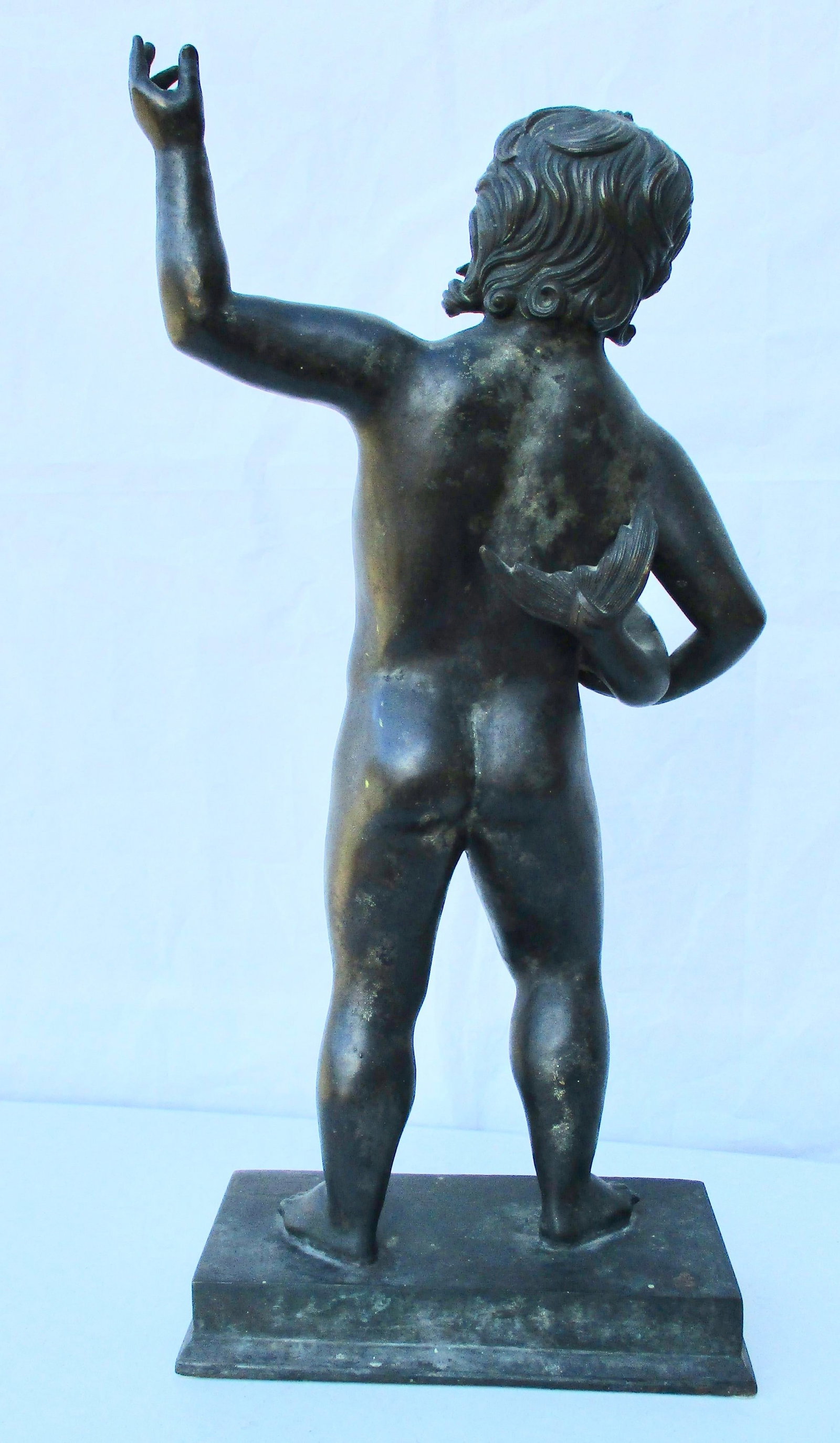Grand Tour Bronze Puti With Dolphin Fountain - 6