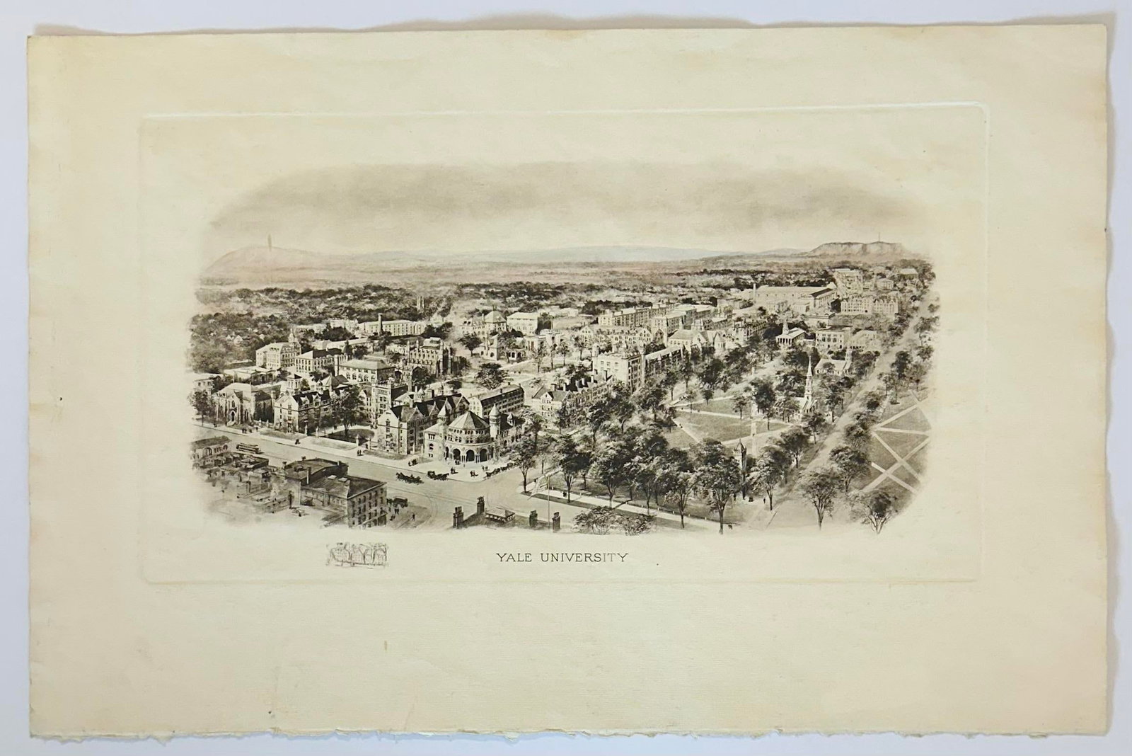 Yale Universtiy Engraving, After Richard Rummell, c.1913 "” Original Print Wove Paper - 5
