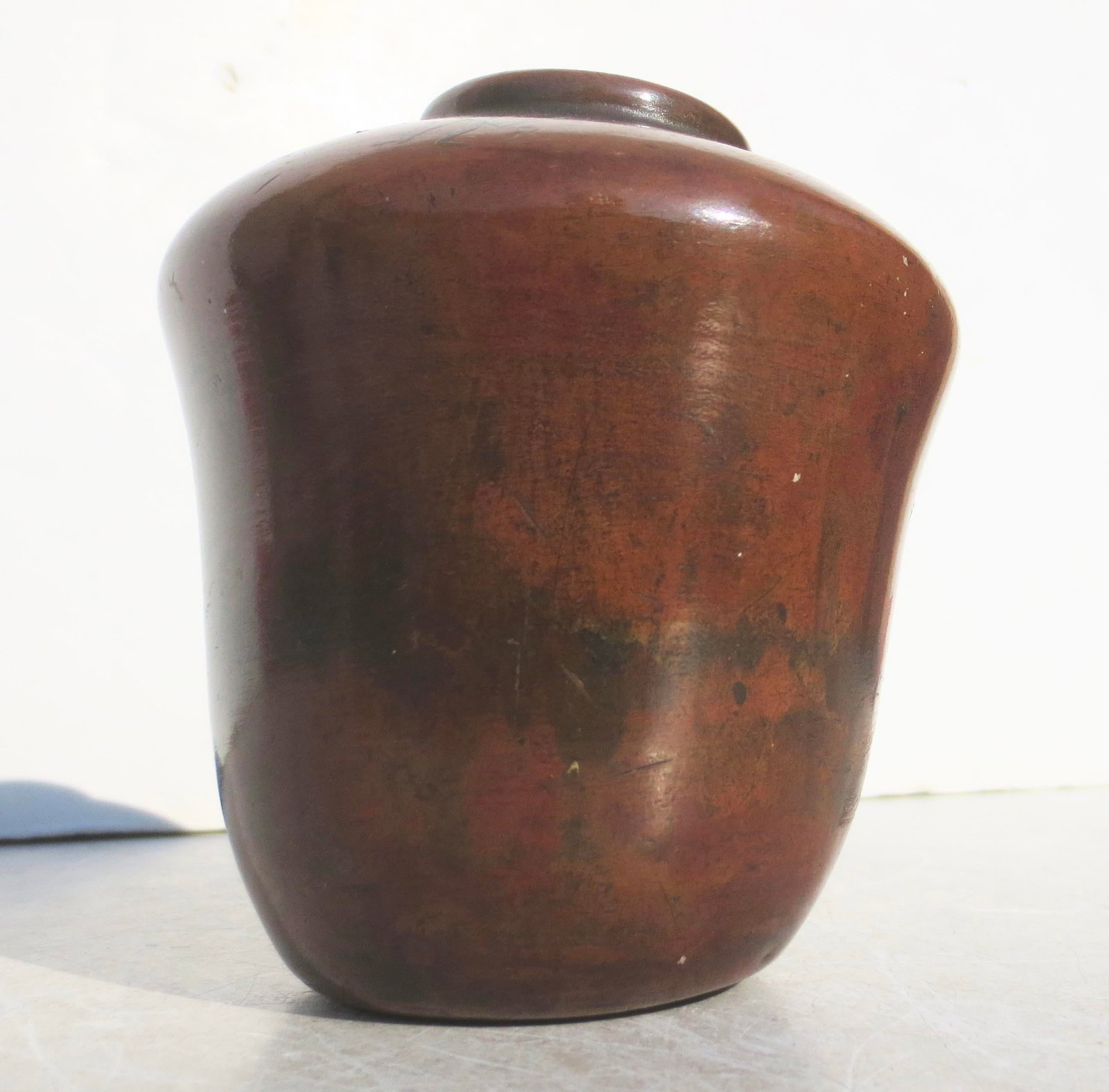 MCM Bronze Vase With Tribal Motif Circa 50s - 5