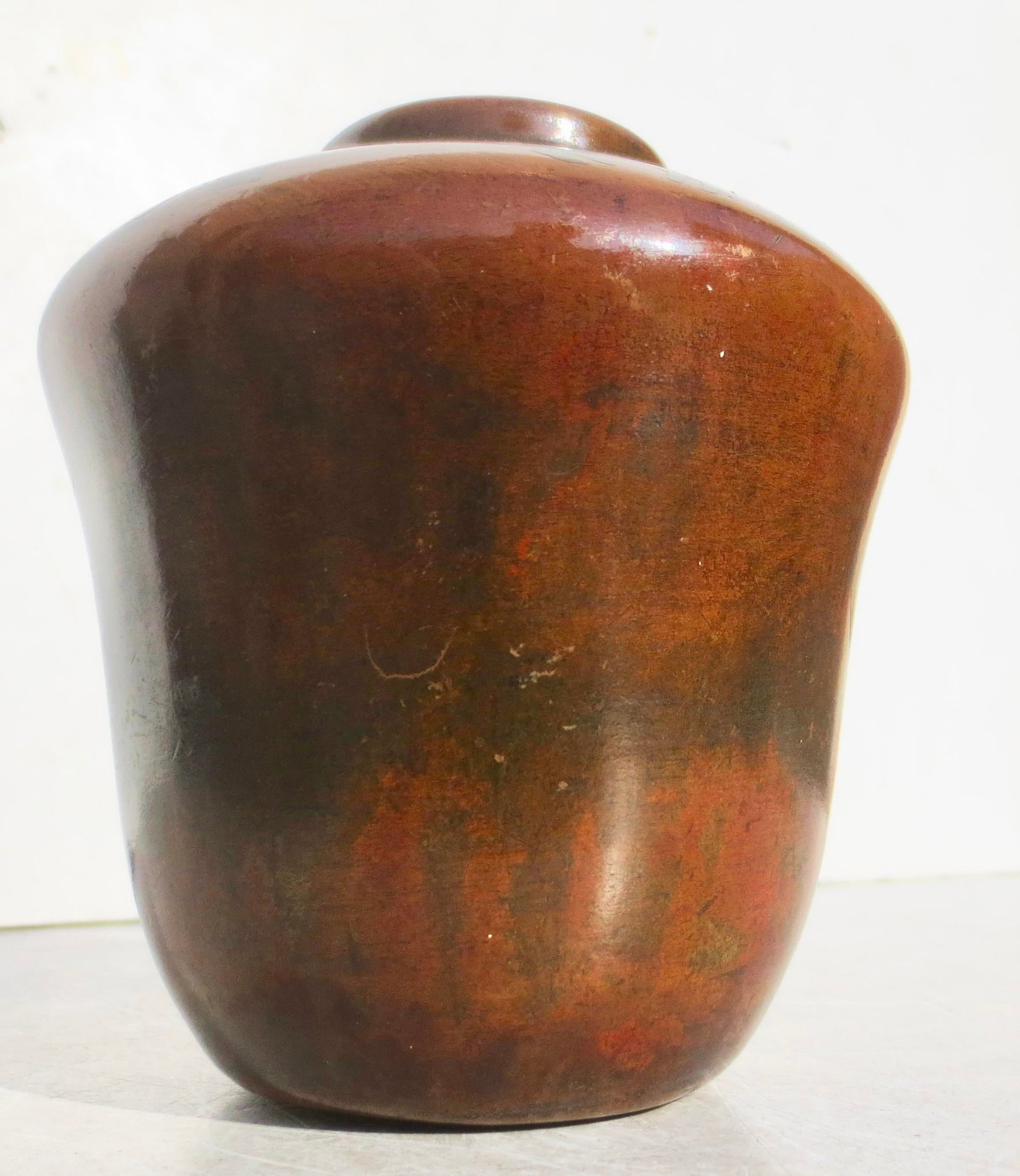 MCM Bronze Vase With Tribal Motif Circa 50s - 6