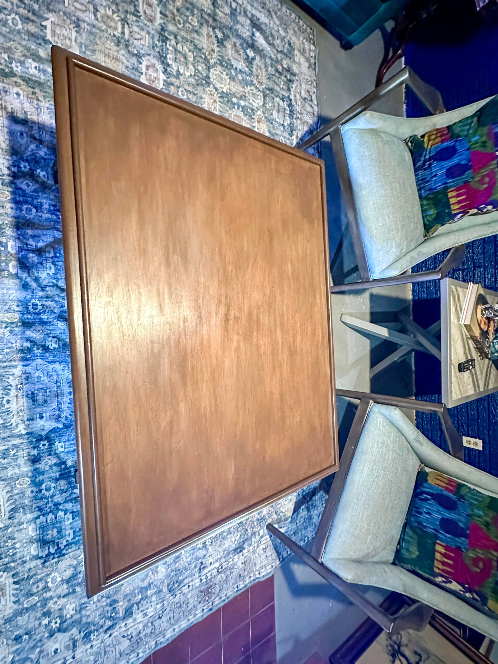 Mid 20th Century Bamboo Coffee Table - 3