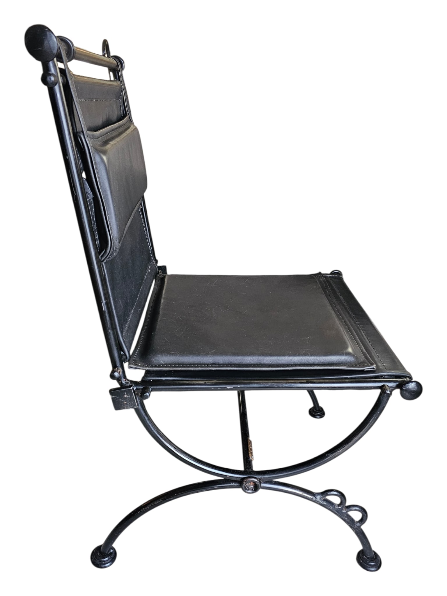1960s Brutalist Style Sling Chair by Ilana Goor - 2