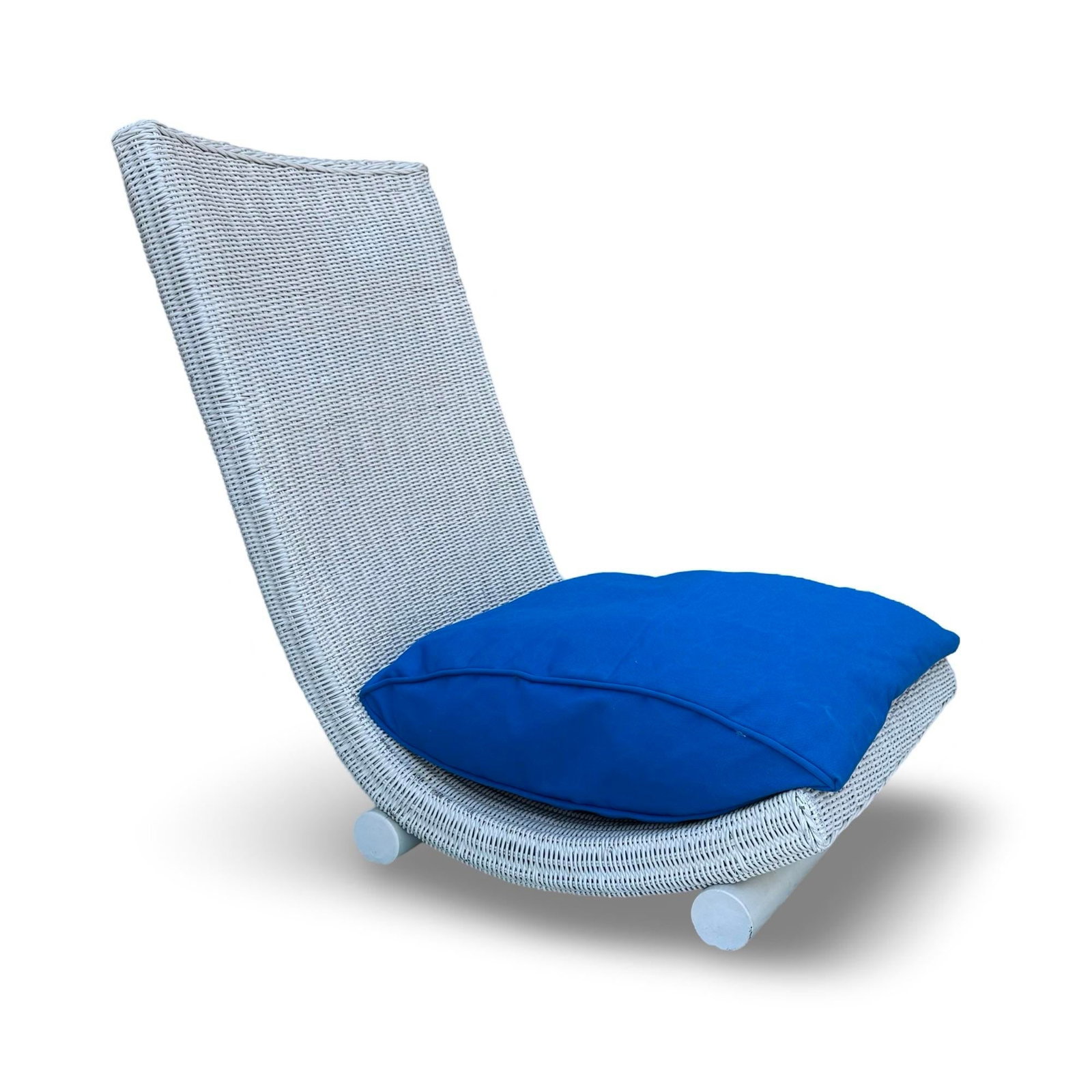 Stunning CÃ´te d'Azur Low-Slung 1960s Wicker Chairs – France. - 3