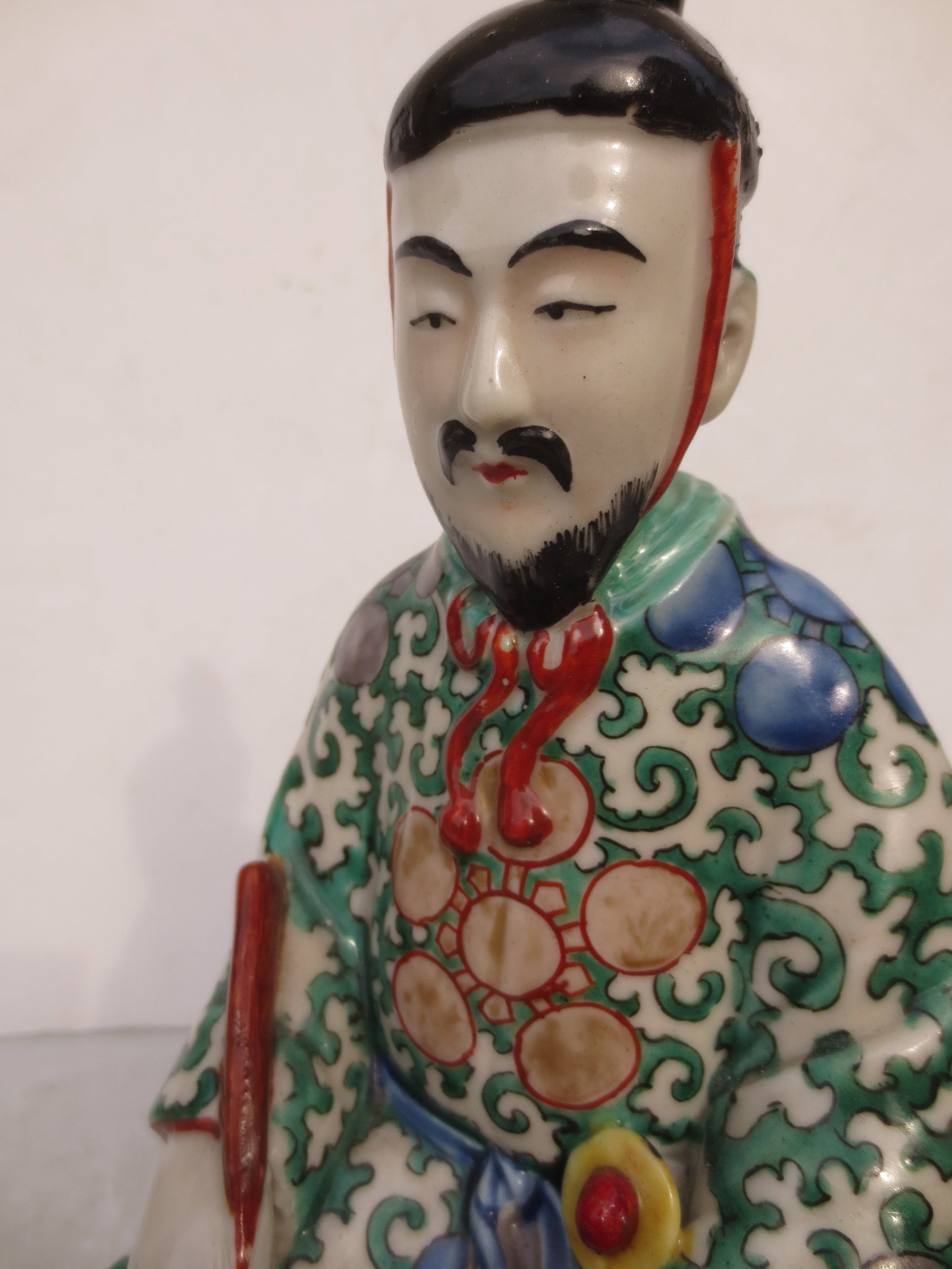 Antique Japanese Kutani Ceramic Figure - 10