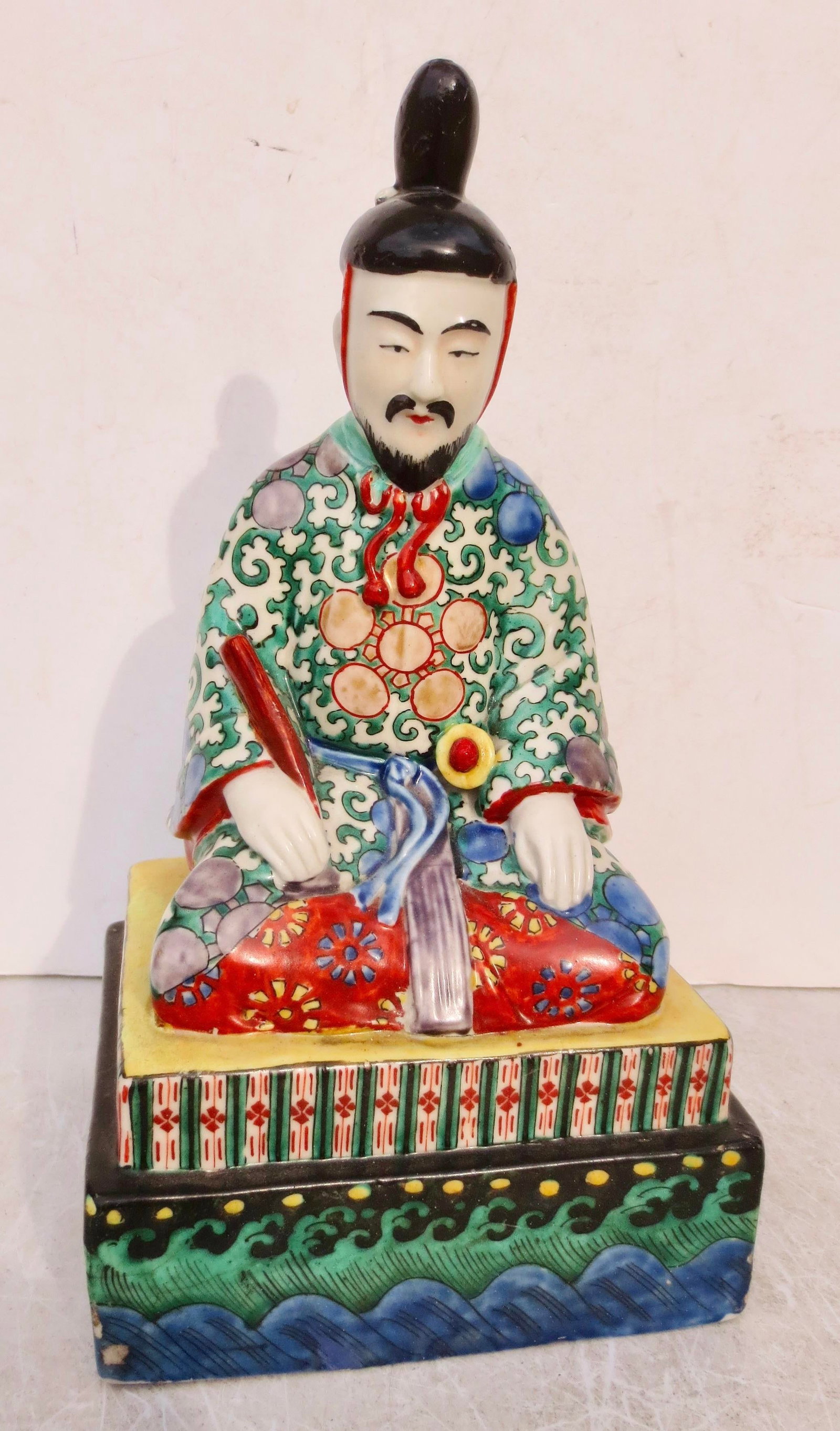 Antique Japanese Kutani Ceramic Figure - 3