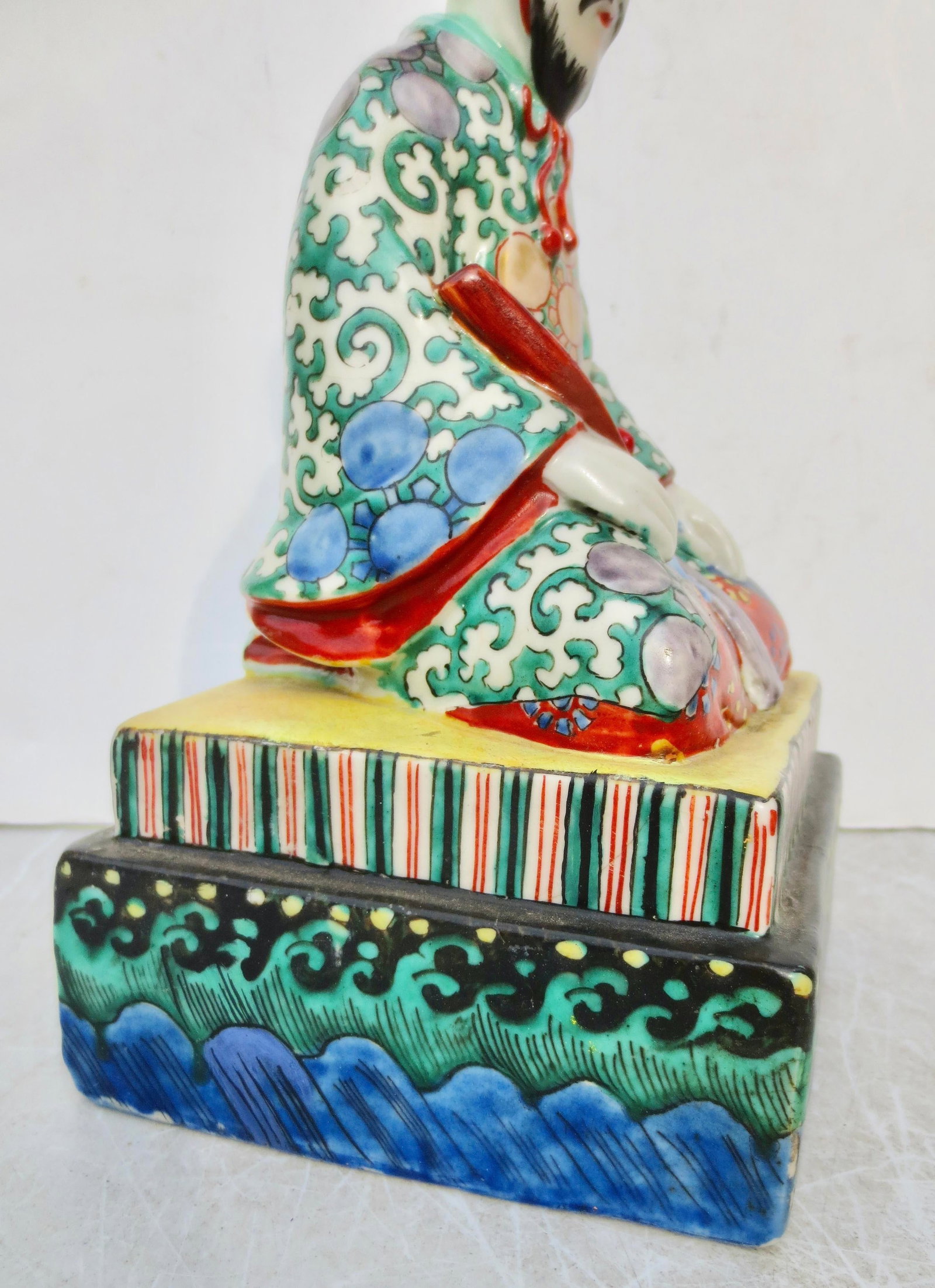 Antique Japanese Kutani Ceramic Figure - 4
