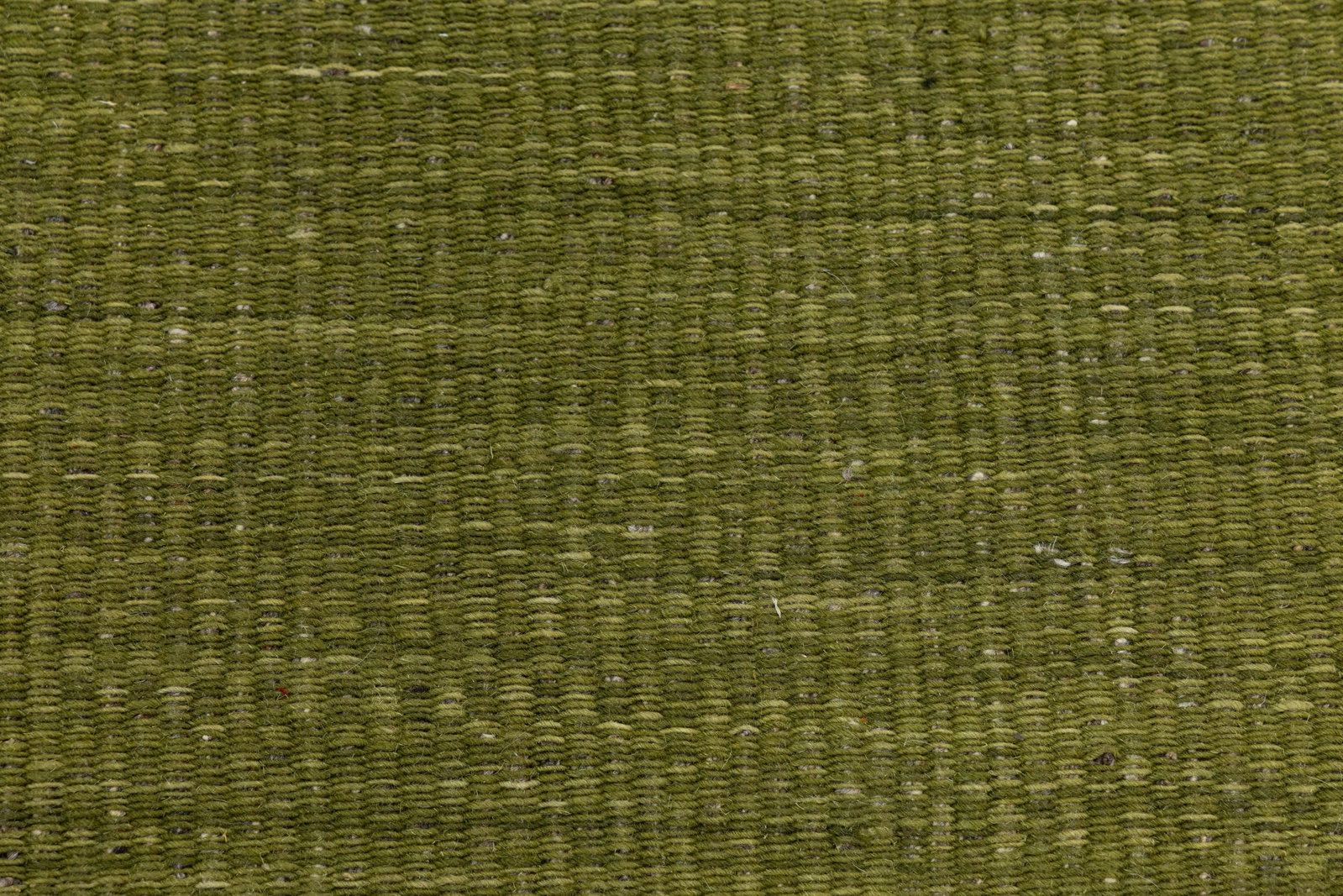 Modern Solid Olive Green Kilim Area Rug – Handmade Flatweave Wool 10x16 - 10