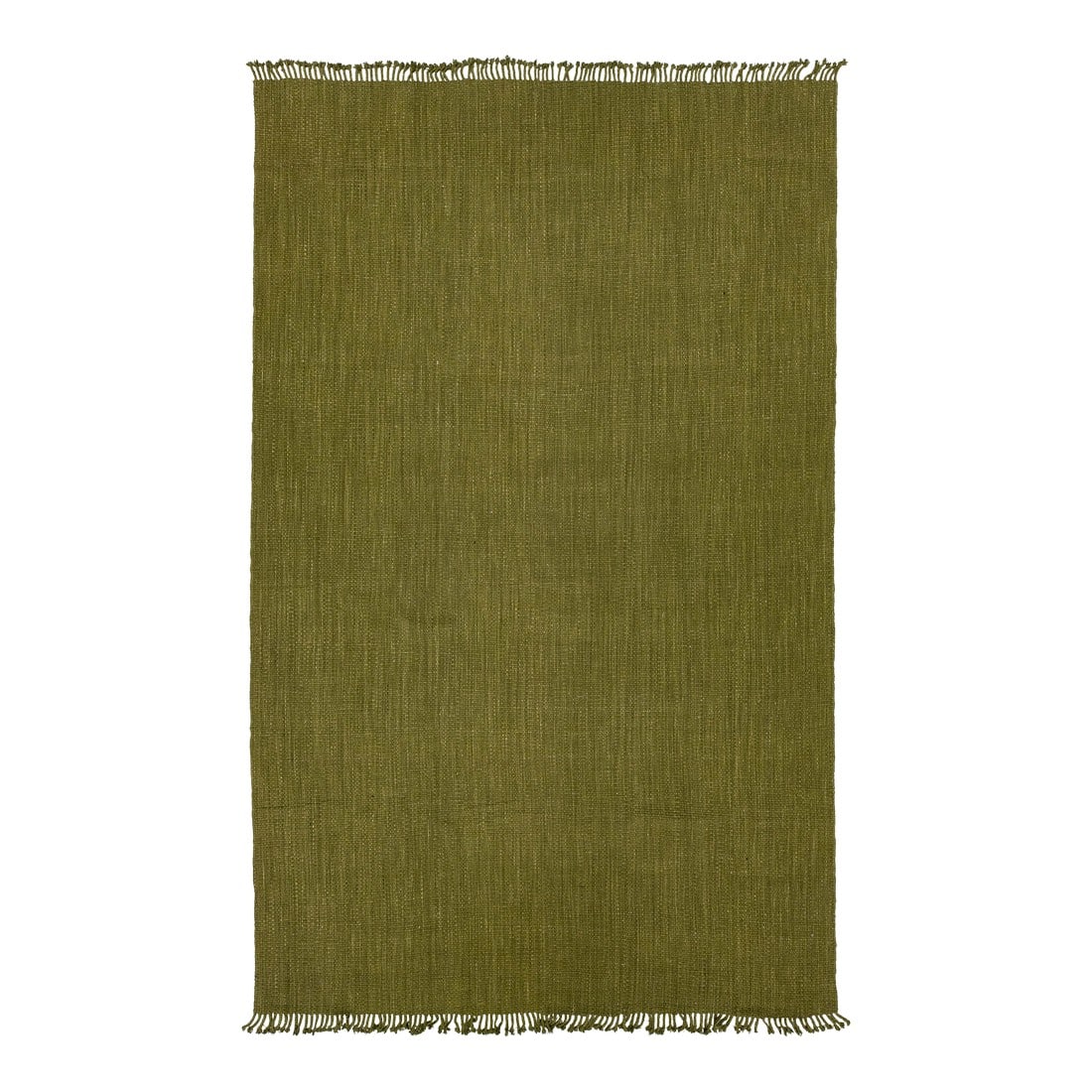 Modern Solid Olive Green Kilim Area Rug – Handmade Flatweave Wool 10x16: Elevate your space with this Modern Kilim-style wool rug, featuring a rich, earthy olive green palette. This hand-woven flatweave combines a minimalist aesthetic with a durable, textured finish,