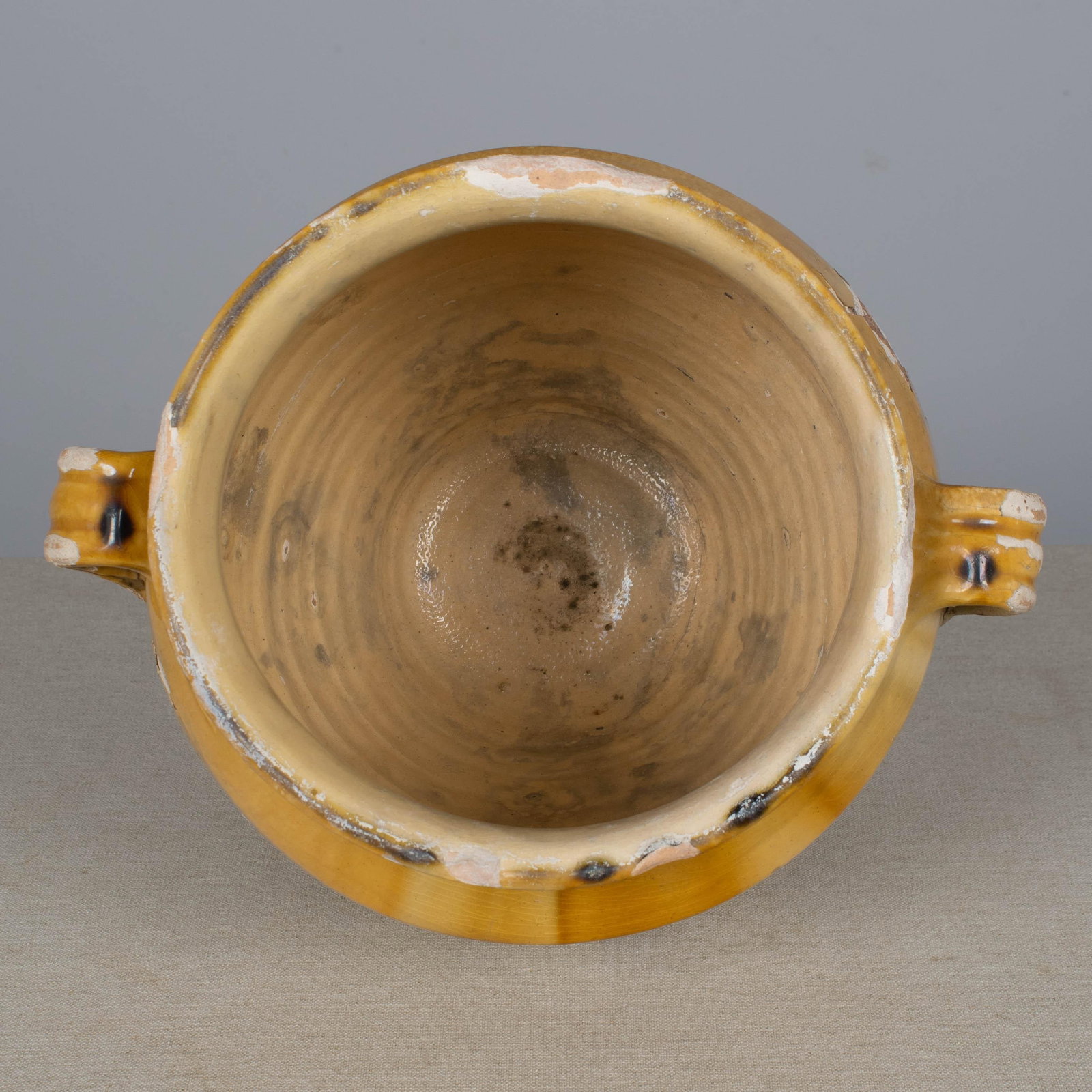 French Terracotta Vase or Pot Ã€ Confit 12"h - 11
