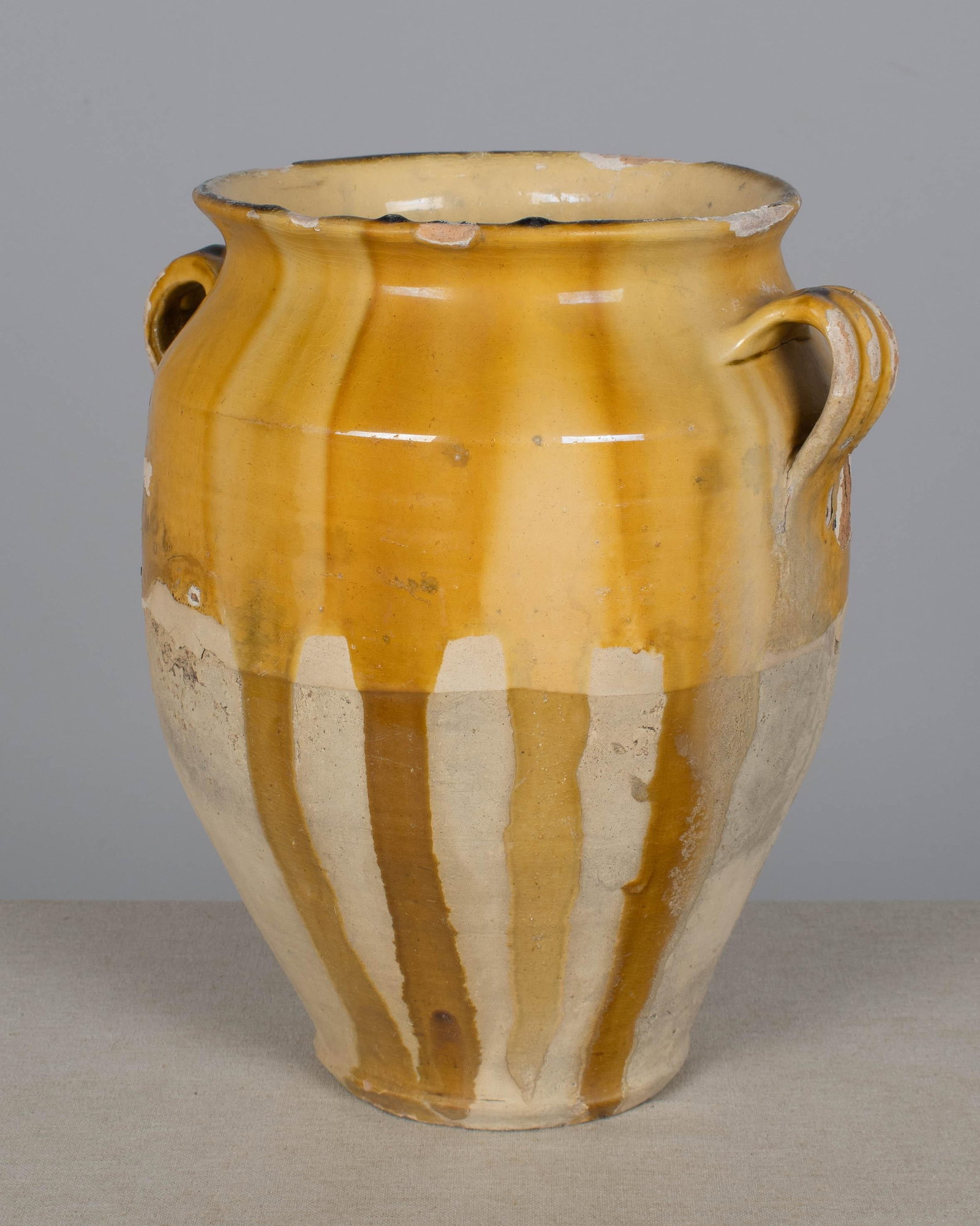 French Terracotta Vase or Pot Ã€ Confit 12"h - 2