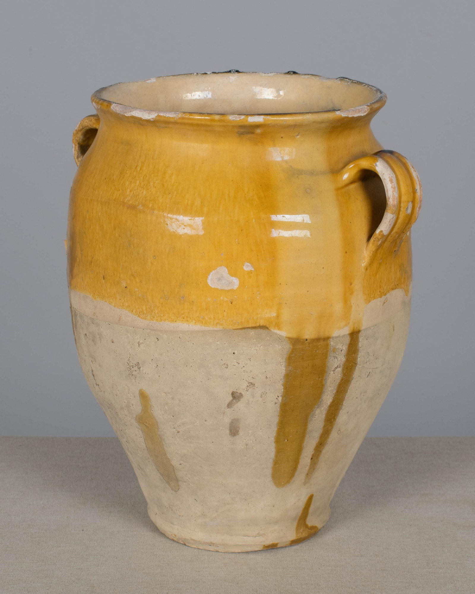French Terracotta Vase or Pot Ã€ Confit 12"h - 5