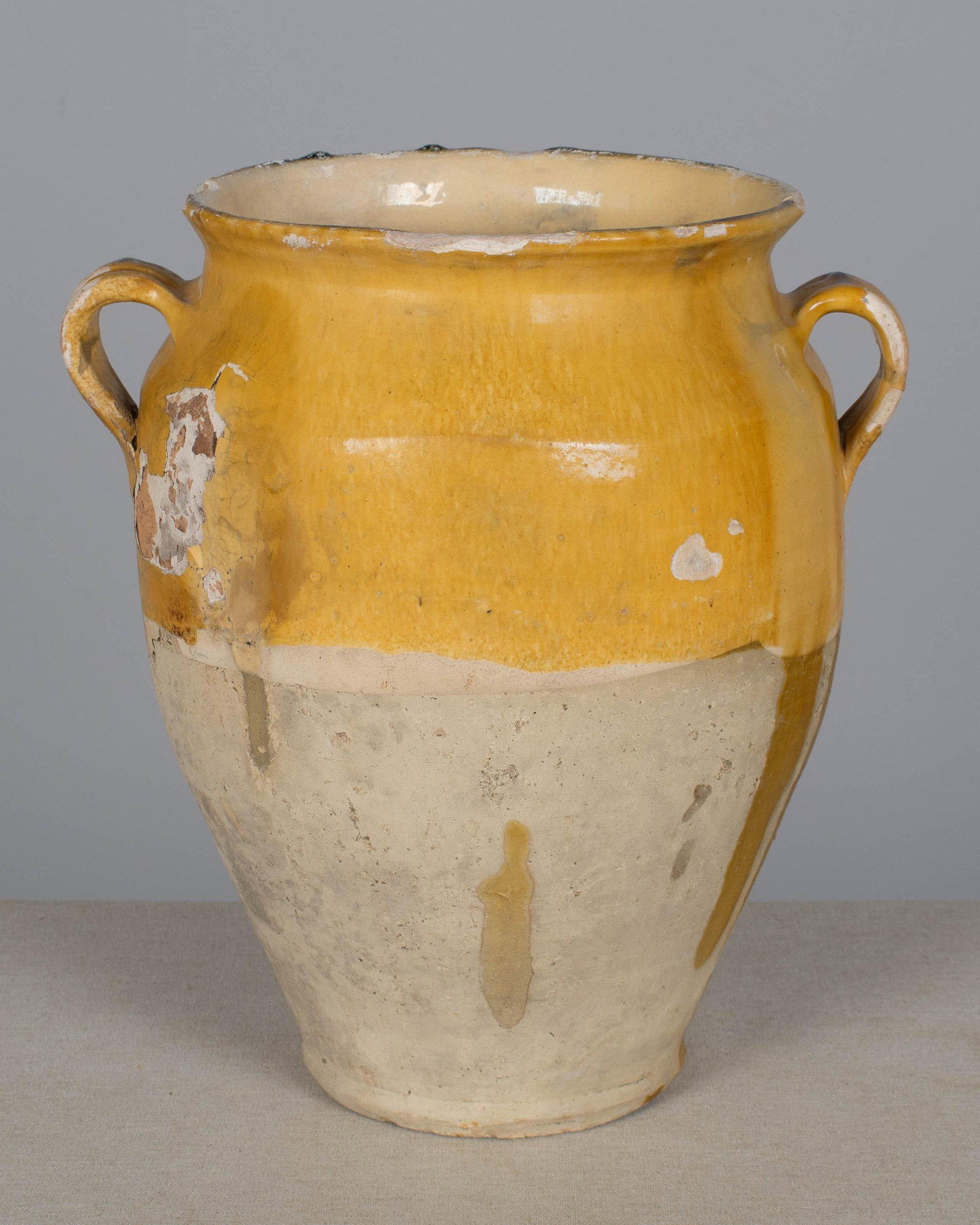 French Terracotta Vase or Pot Ã€ Confit 12"h - 6