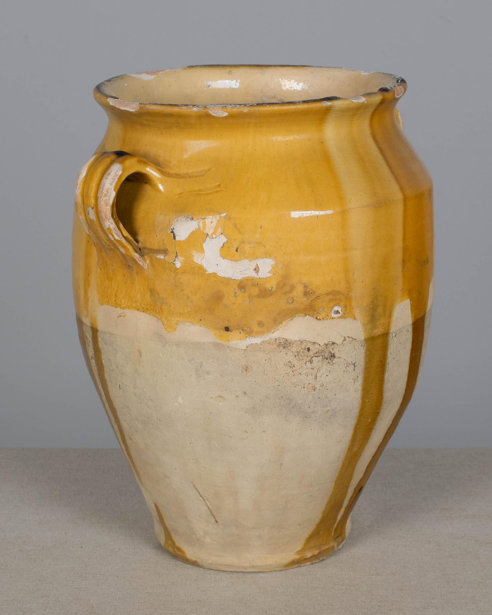 French Terracotta Vase or Pot Ã€ Confit 12"h - 8