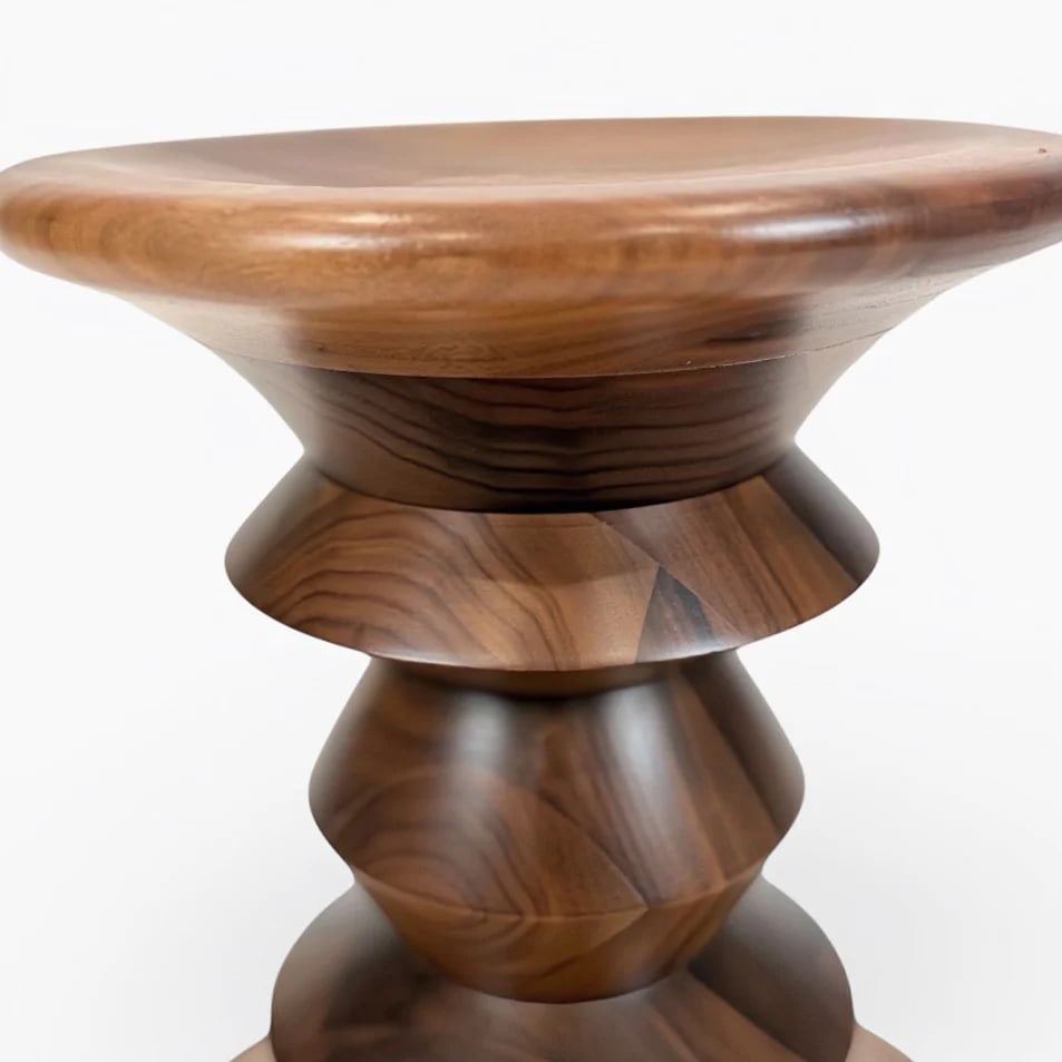 Herman Miller Eames Time Life Walnut Stool Model C - 1960 Design - 3